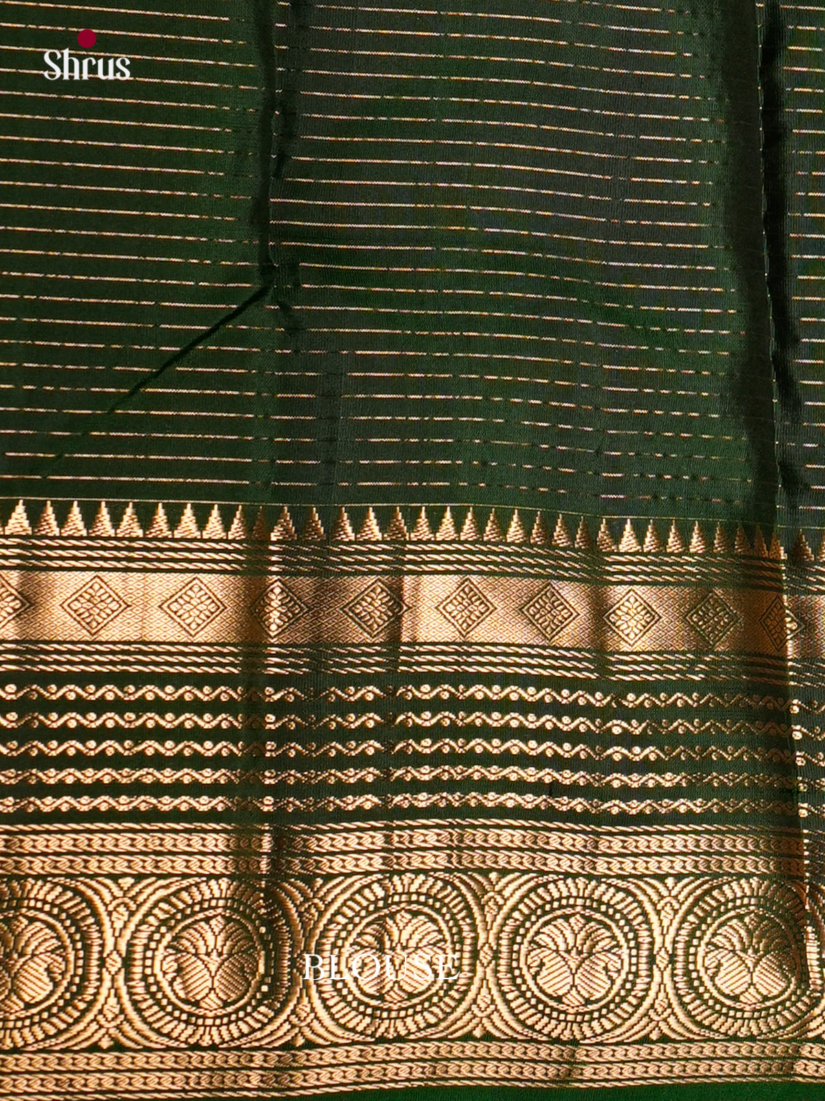 Kanchipuram silk Saree - ECS06203 - Shop on Shrus.com