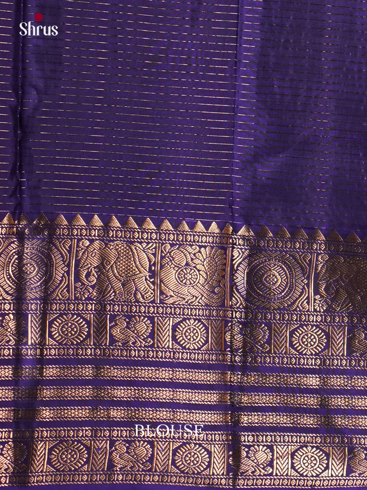 Kanchipuram silk Saree - ECS06204 - Shop on Shrus.com