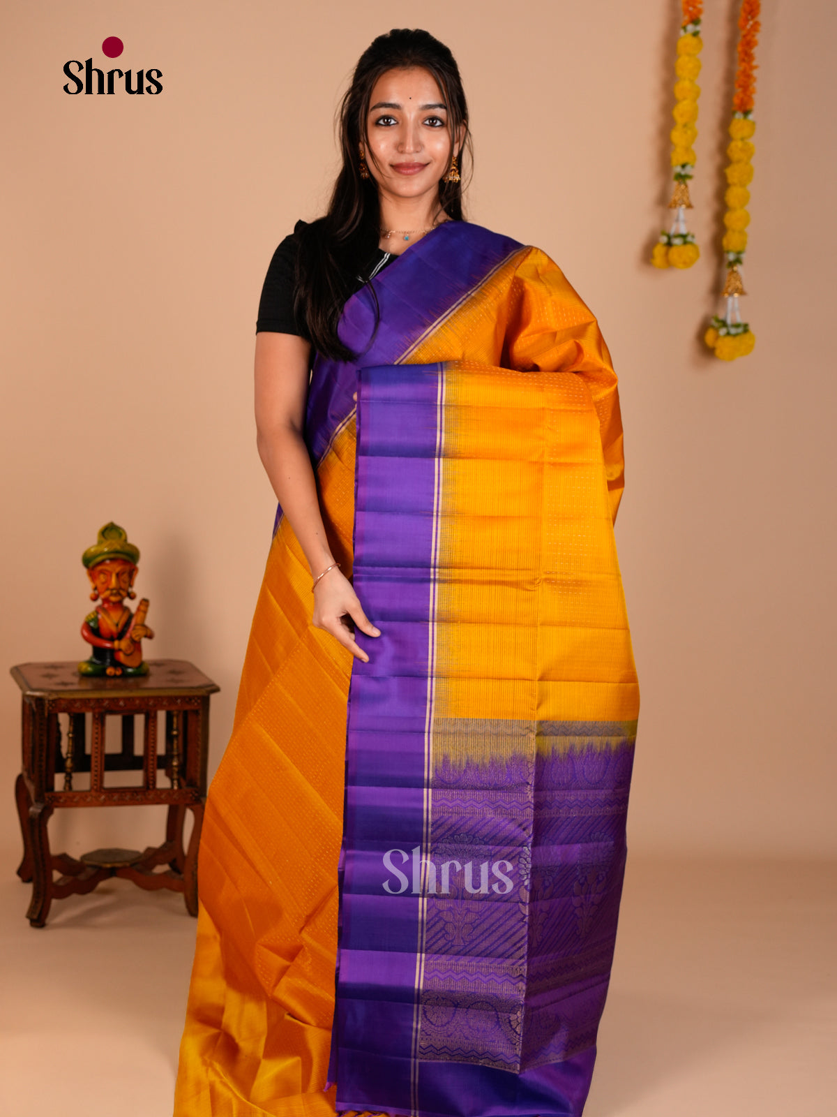 Soft Silk Saree - ECS06284 - Shop on Shrus.com