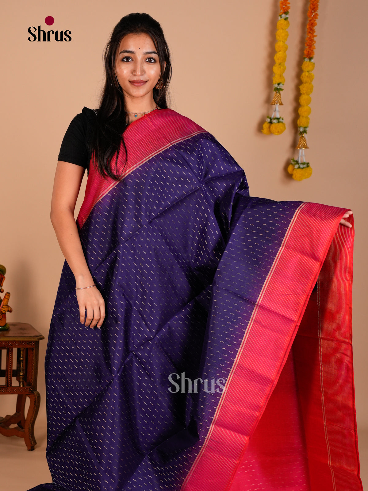 Soft Silk Saree - ECS06333 - Shop on Shrus.com