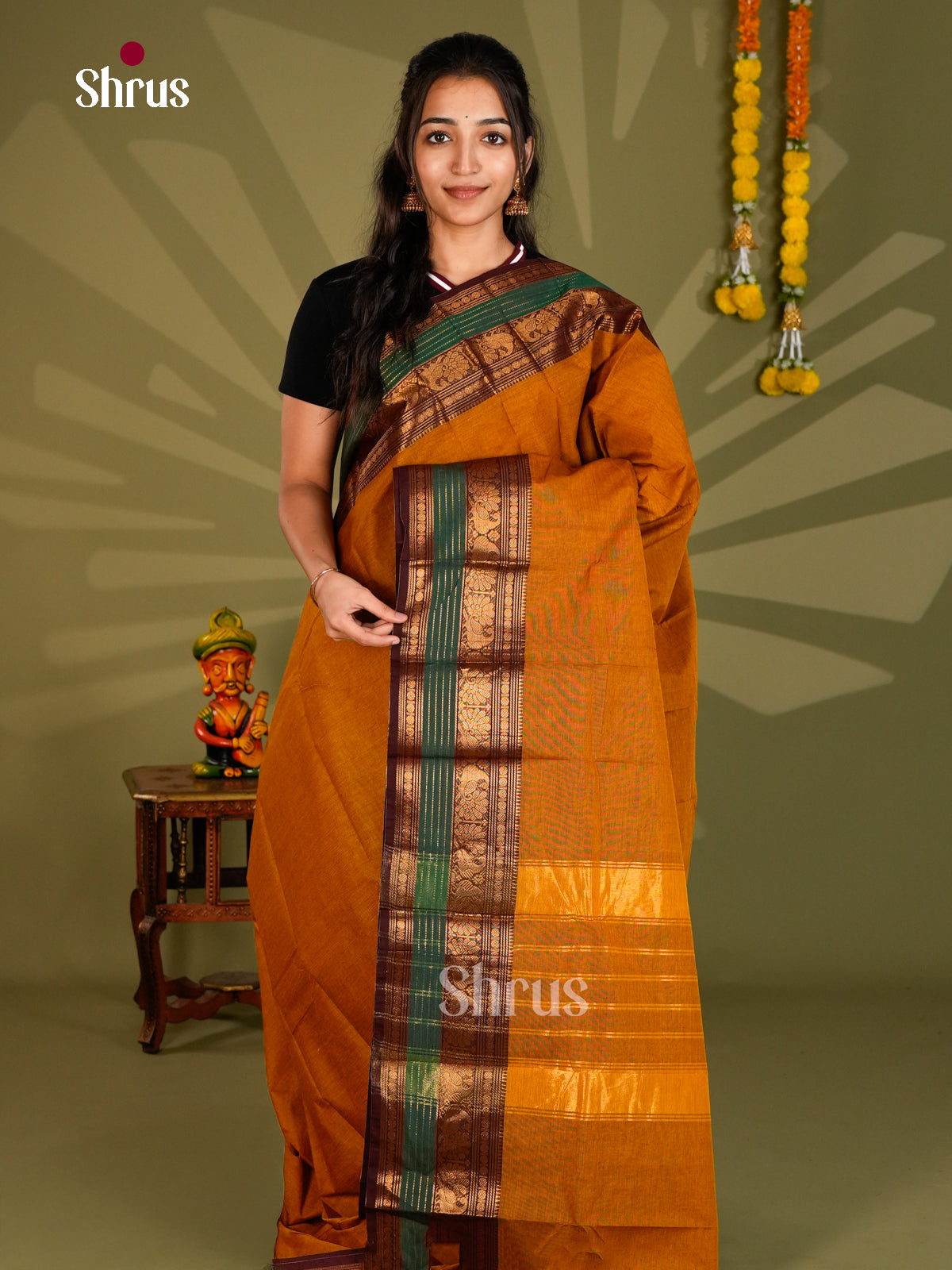 Chettinad Cotton Saree - ECS09286 - Shop on Shrus.com
