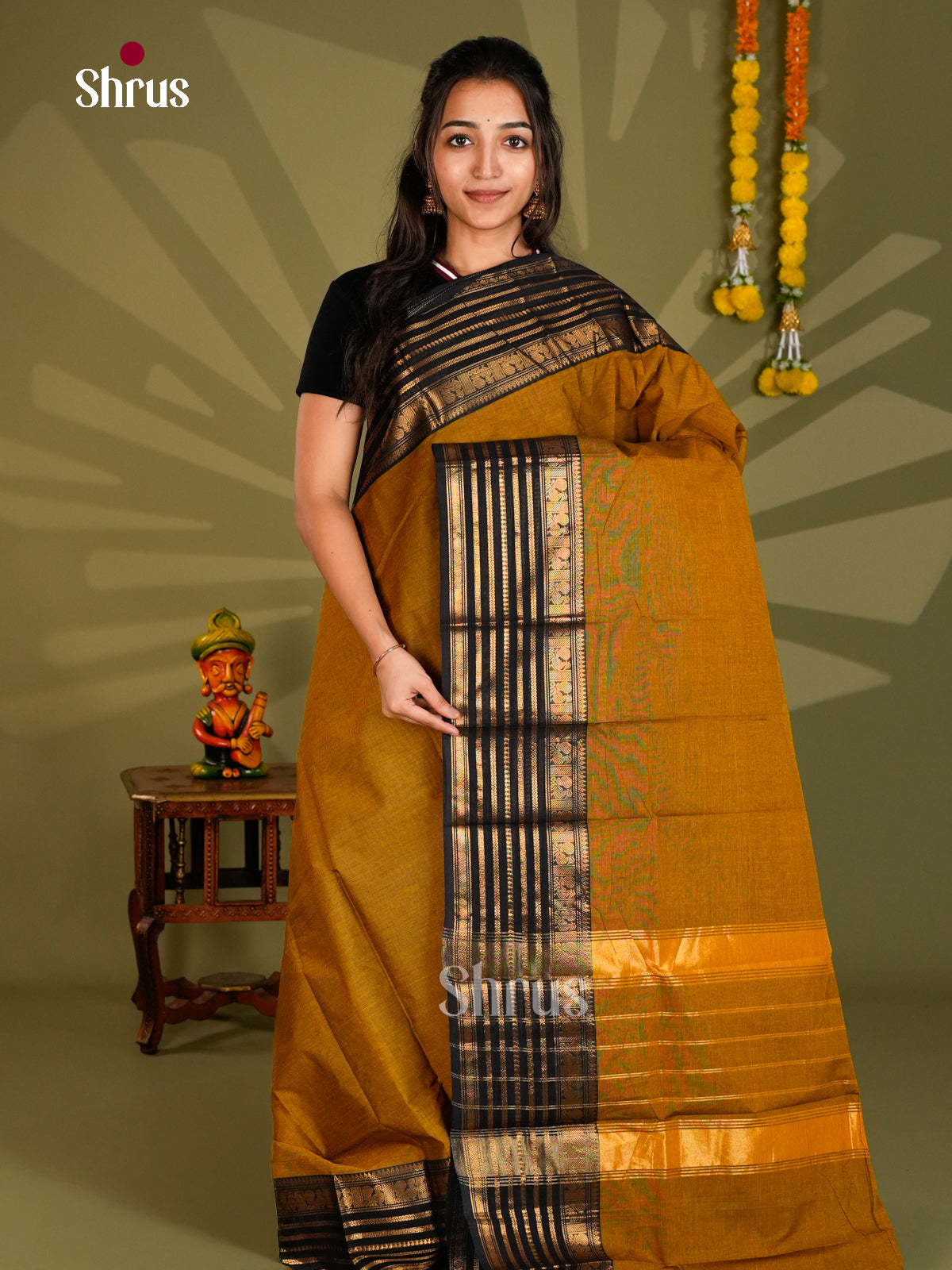 Chettinad Cotton Saree - ECS09289 - Shop on Shrus.com