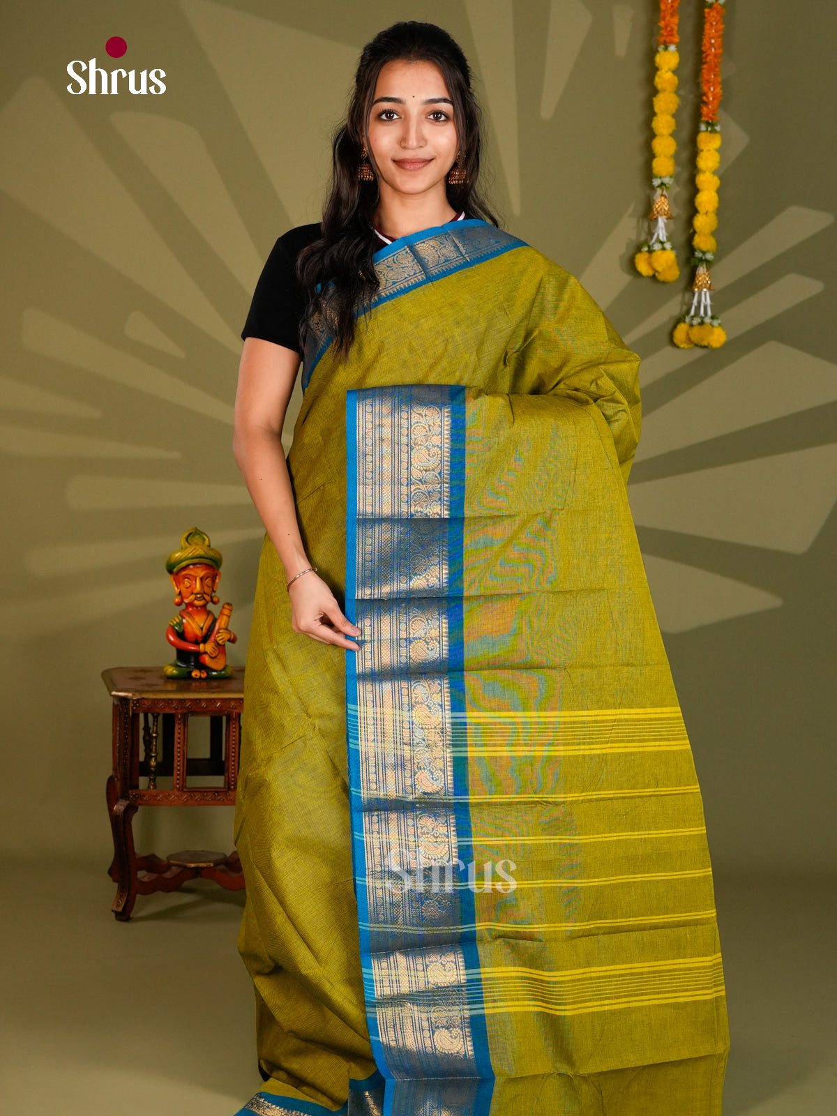 Chettinad Cotton Saree - ECS09291 - Shop on Shrus.com
