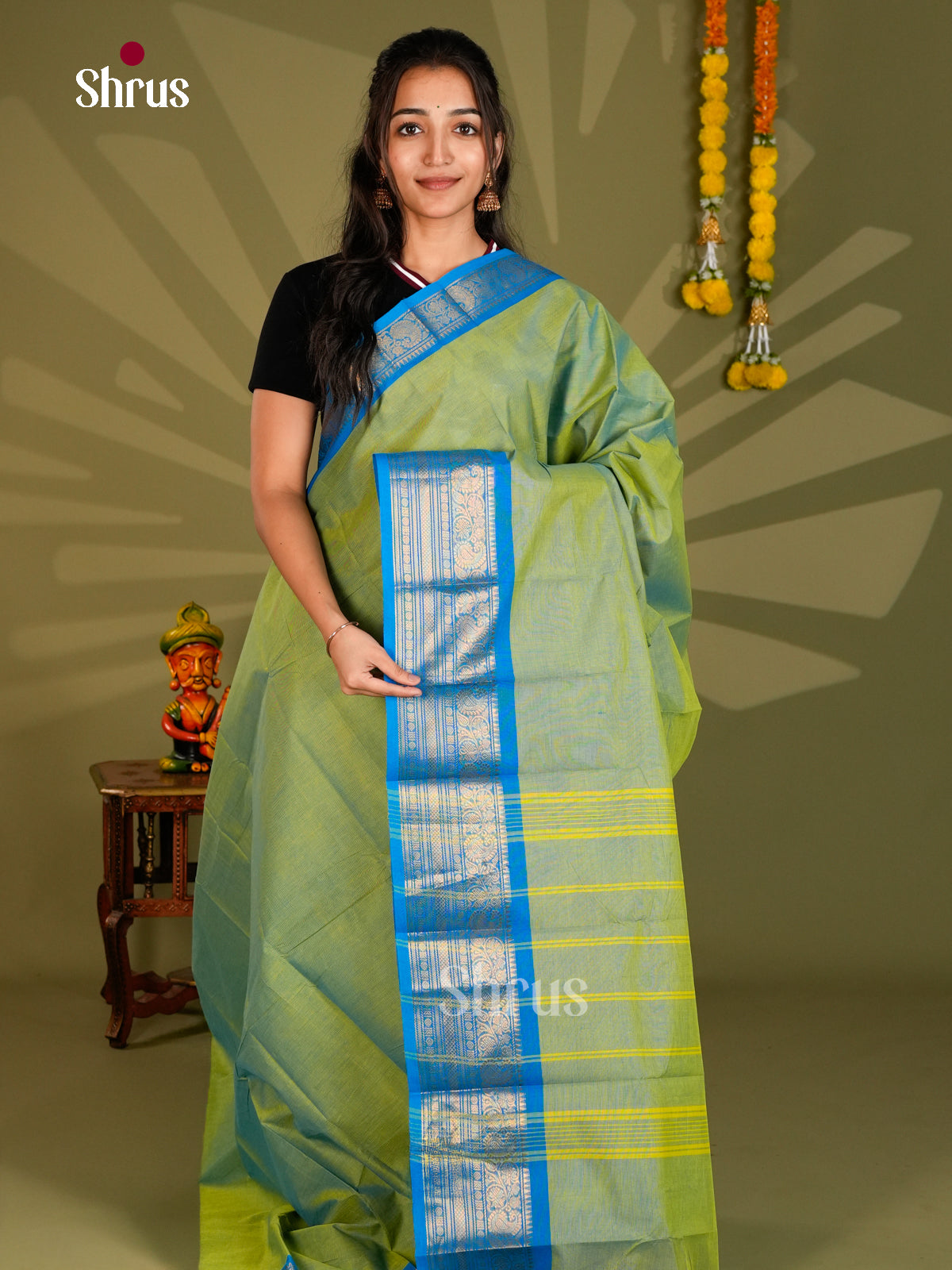 Chettinad Cotton Saree - ECS09292 - Shop on Shrus.com