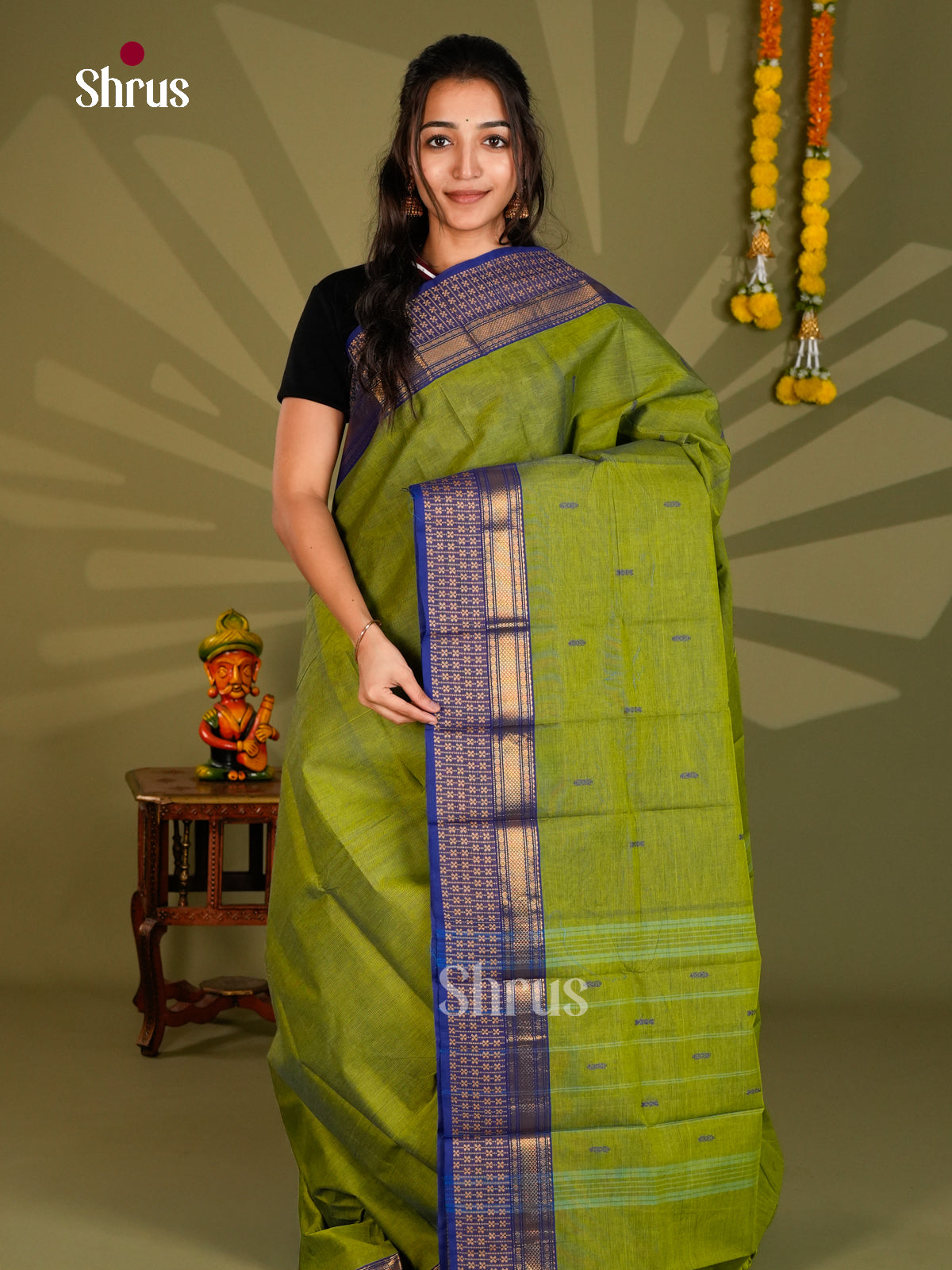 Chettinad Cotton Saree - ECS09308 - Shop on Shrus.com