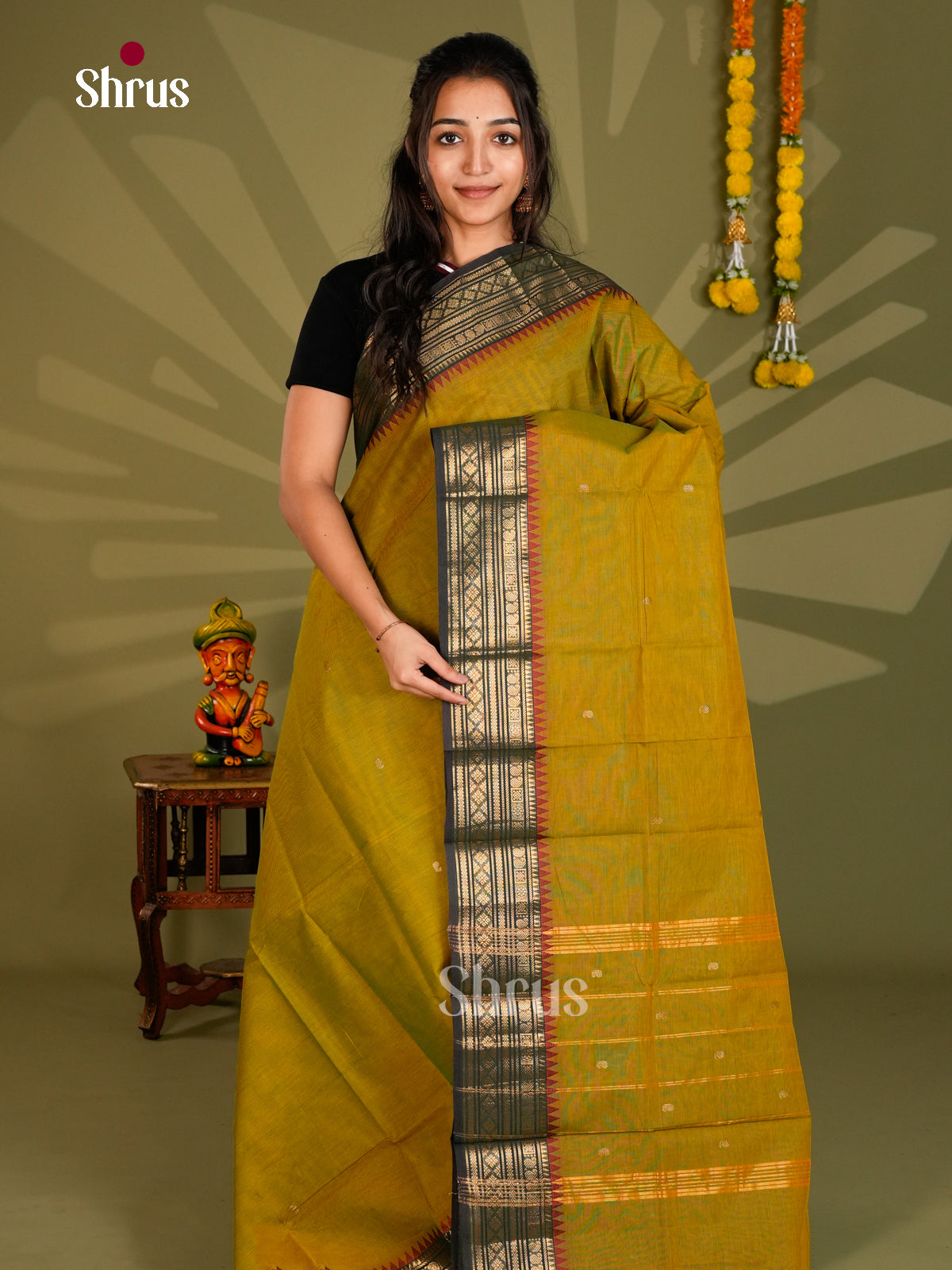 Chettinad Cotton Saree - ECS09312 - Shop on Shrus.com