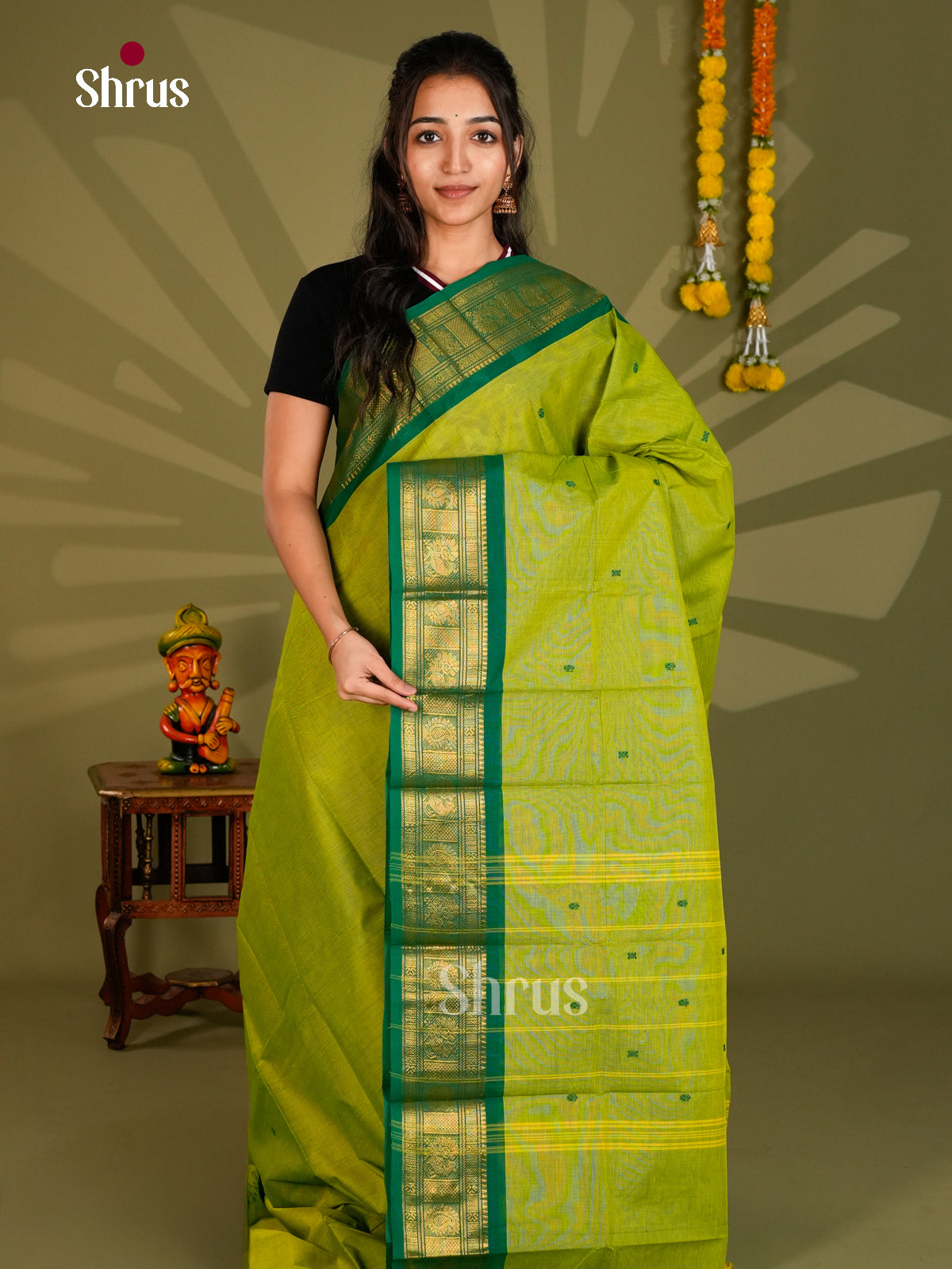 Chettinad Cotton Saree - ECS09314 - Shop on Shrus.com