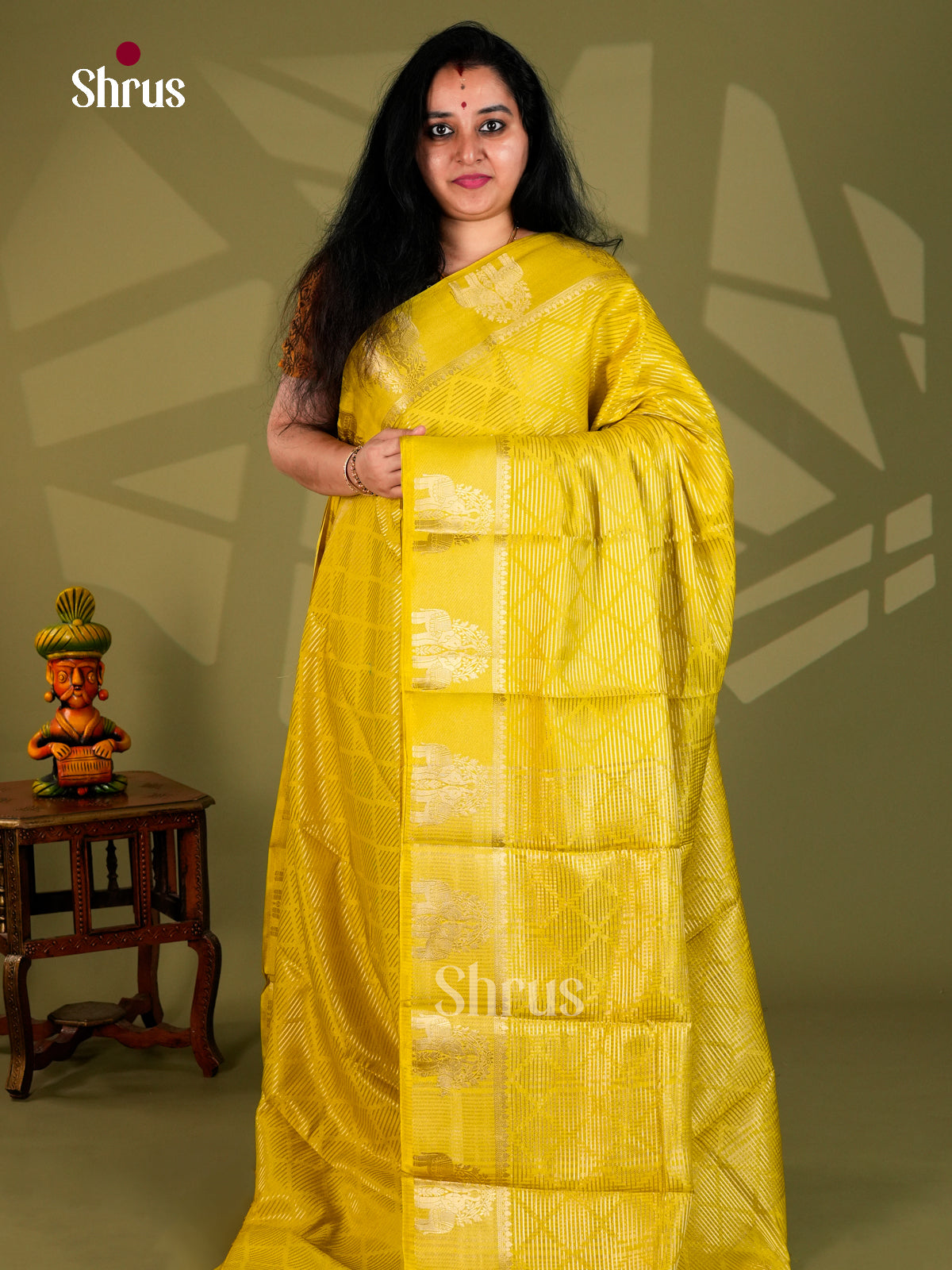 Semi Chiniya Saree - ECS10011 - Shop on Shrus.com