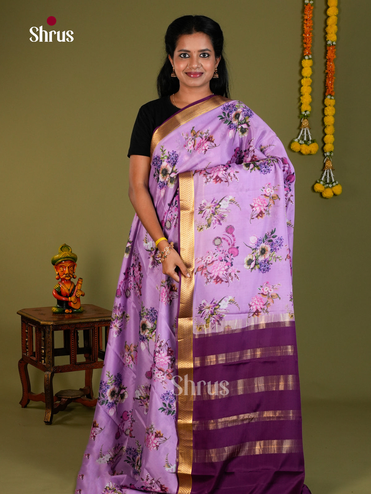 Mysore Silk Saree - ECS10022 - Shop on Shrus.com