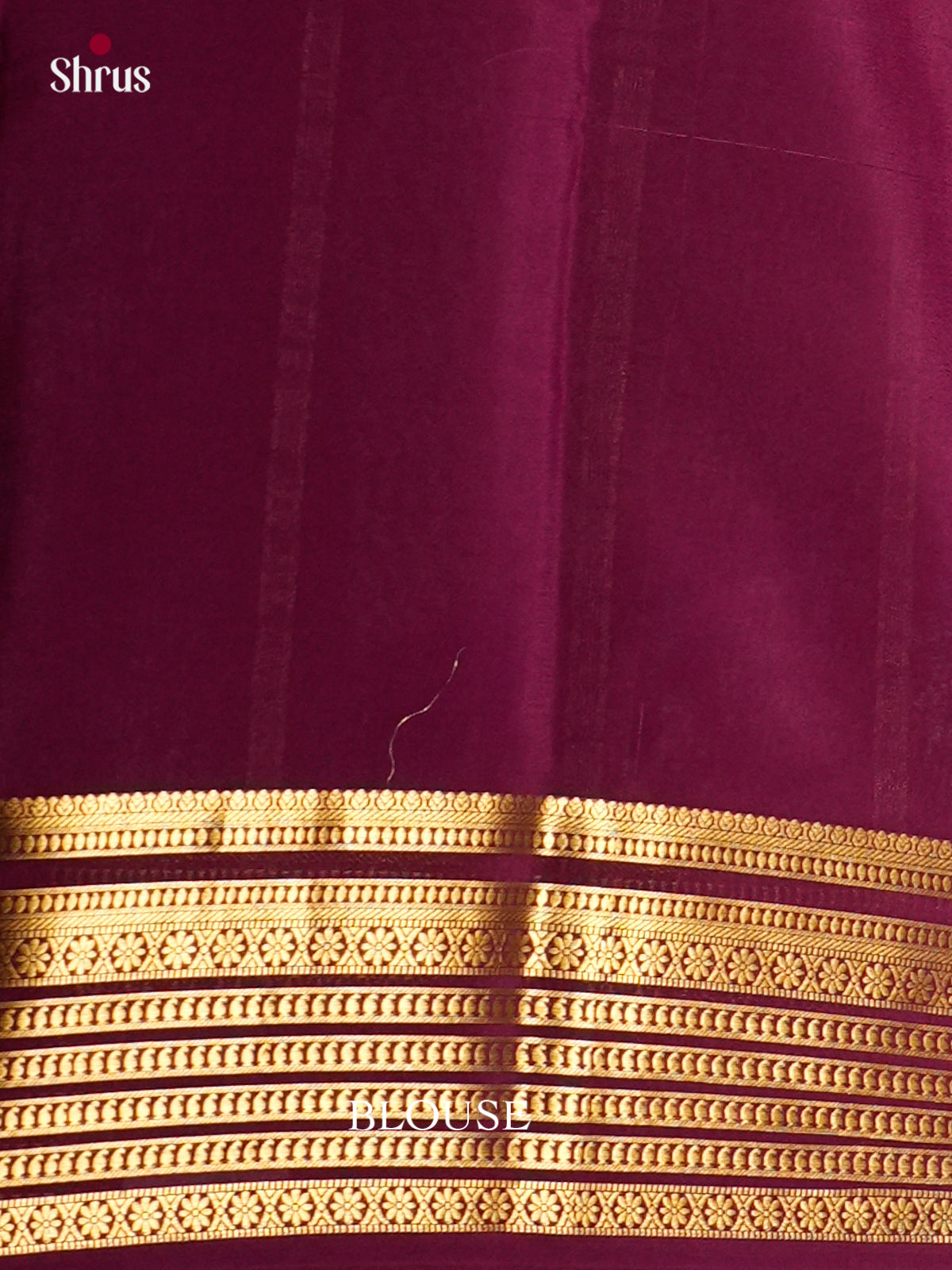 Mysore Silk Saree - ECS10047 - Shop on Shrus.com