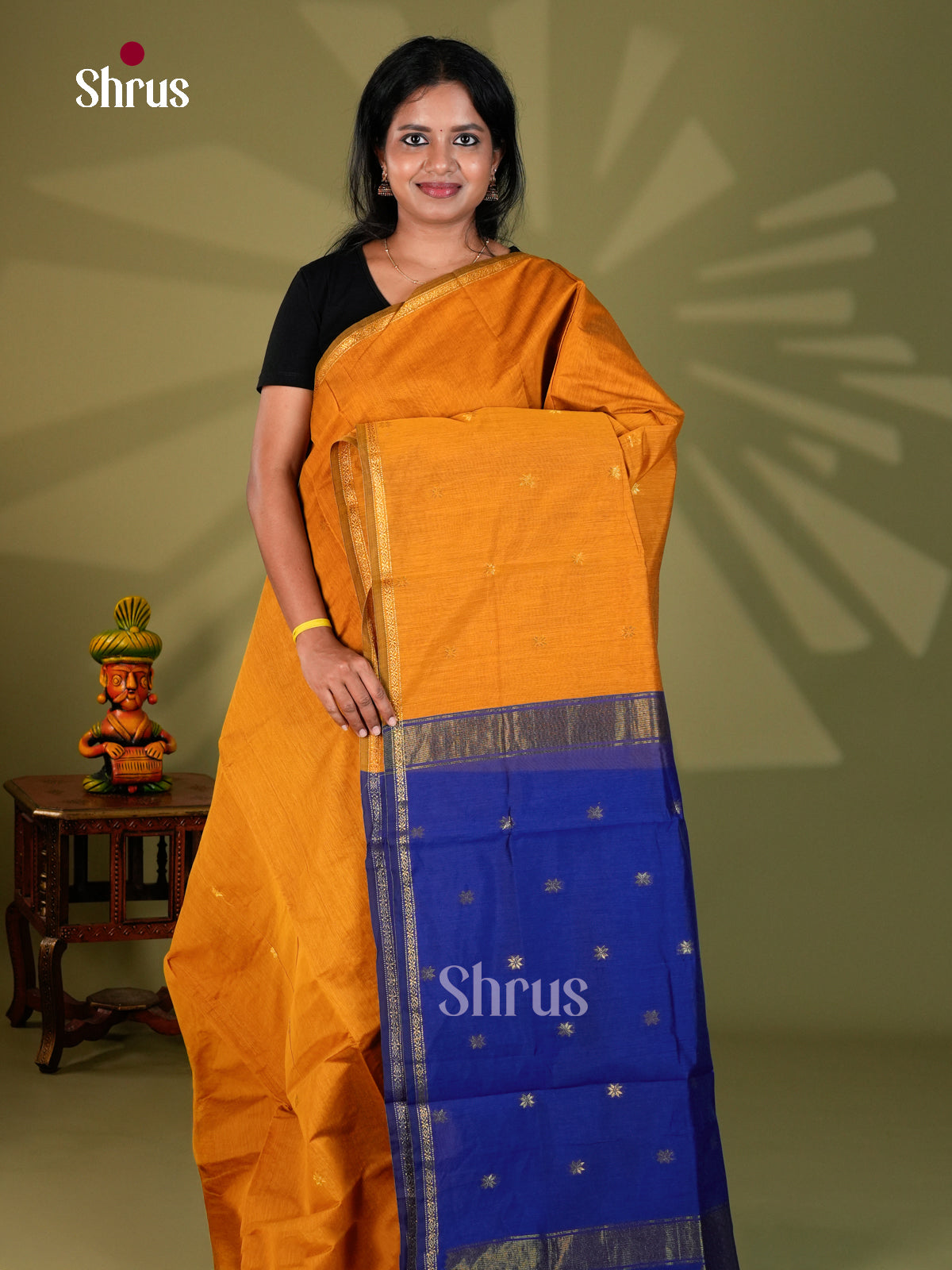 Semi Maheshwari Saree - ECS10089 - Shop on Shrus.com