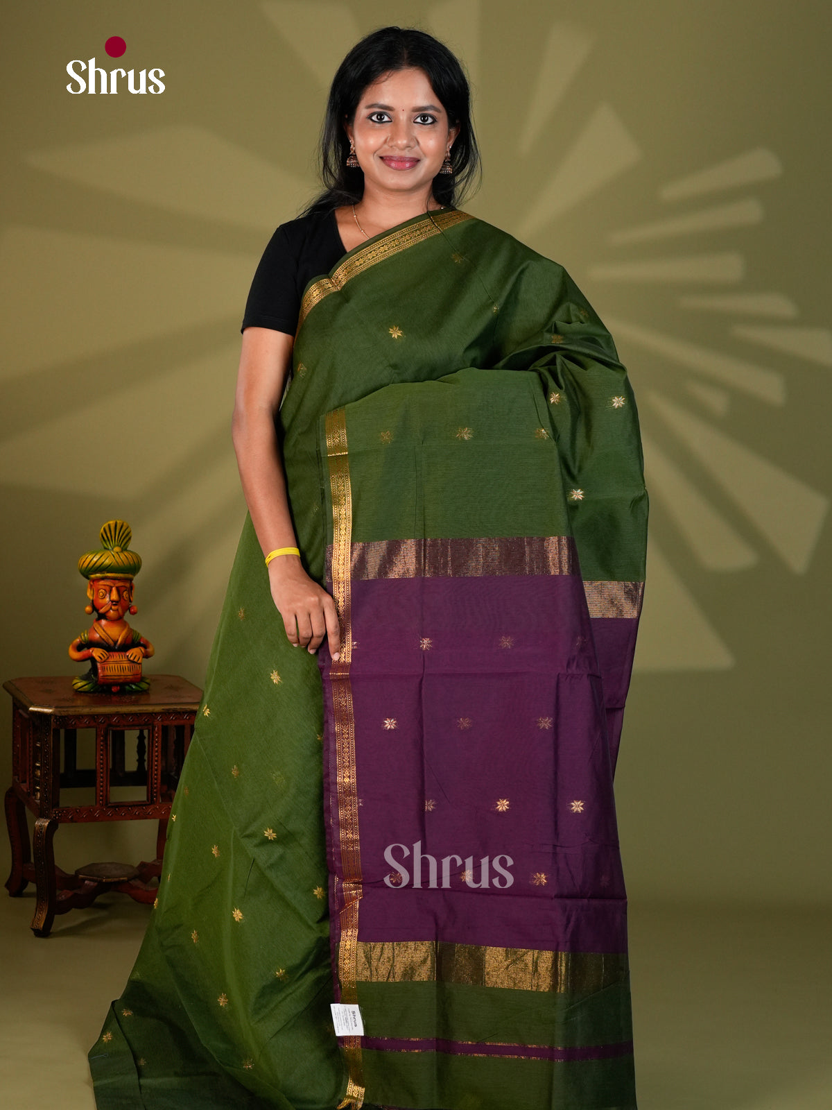 Semi Maheshwari Saree - ECS10092 - Shop on Shrus.com