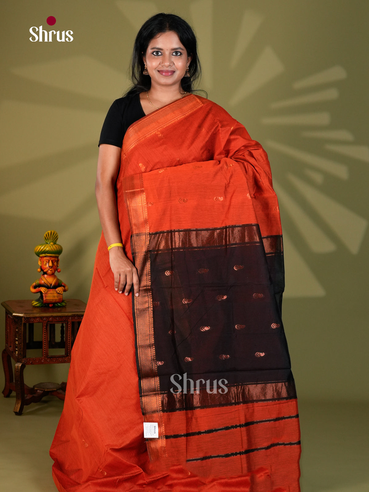 Semi Maheshwari Saree - ECS10096 - Shop on Shrus.com