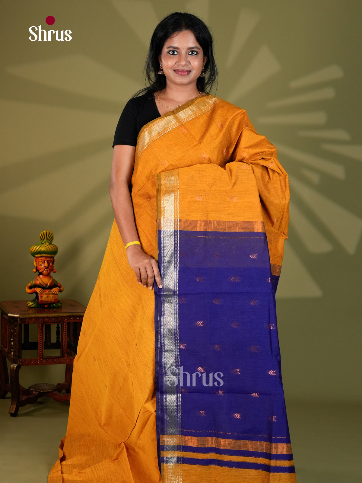 Semi Maheshwari Saree - ECS10097 - Shop on Shrus.com