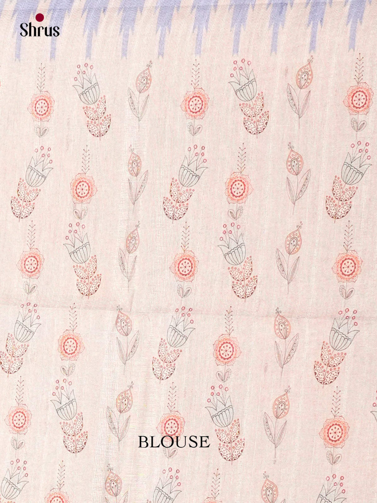 Printed Semi Tussar Saree - ECS12006 - Shop on Shrus.com