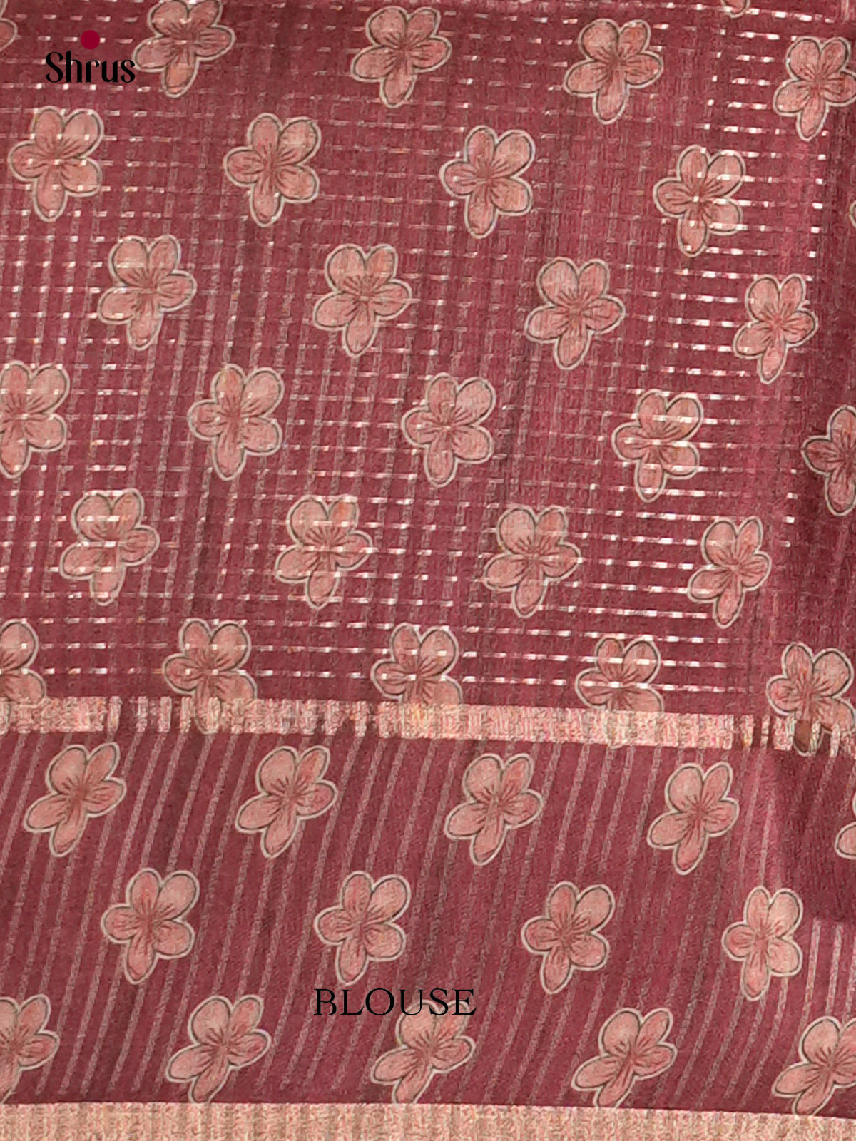 Printed Semi Tussar Saree - ECS12052 - Shop on Shrus.com