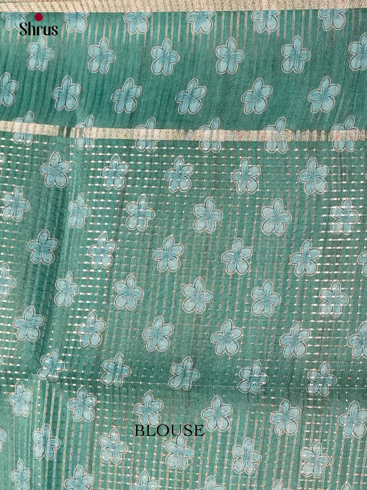 Printed Semi Tussar Saree - ECS12056 - Shop on Shrus.com