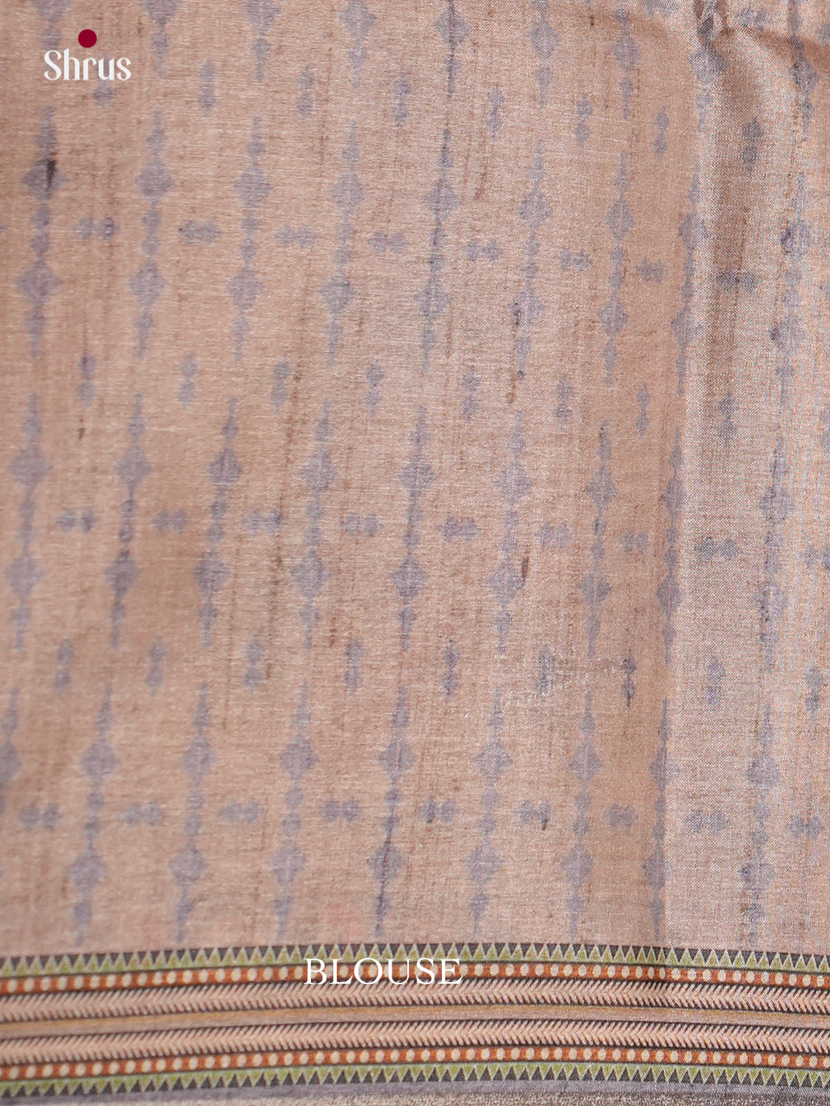 Printed Semi Tussar Saree - ECS12075 - Shop on Shrus.com