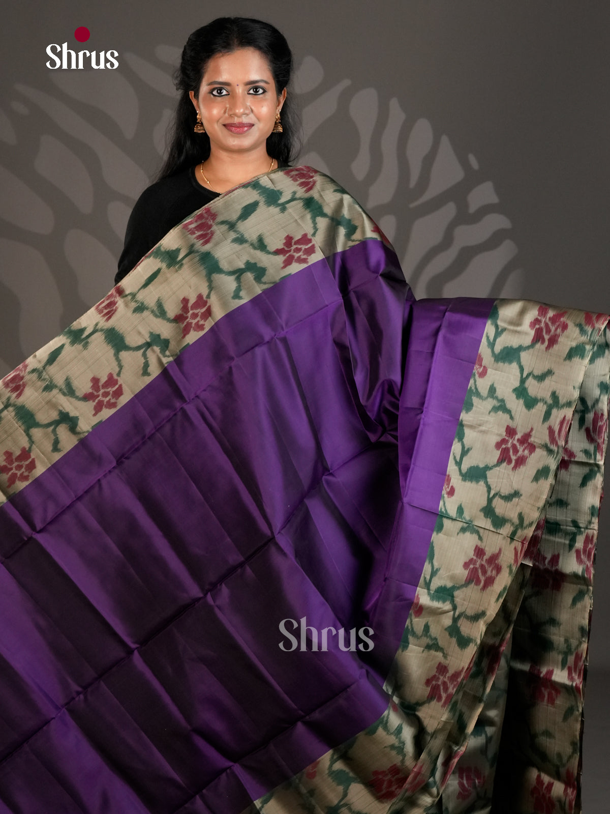 Softsilk-halfpure Saree - ECS19003 - Shop on Shrus.com