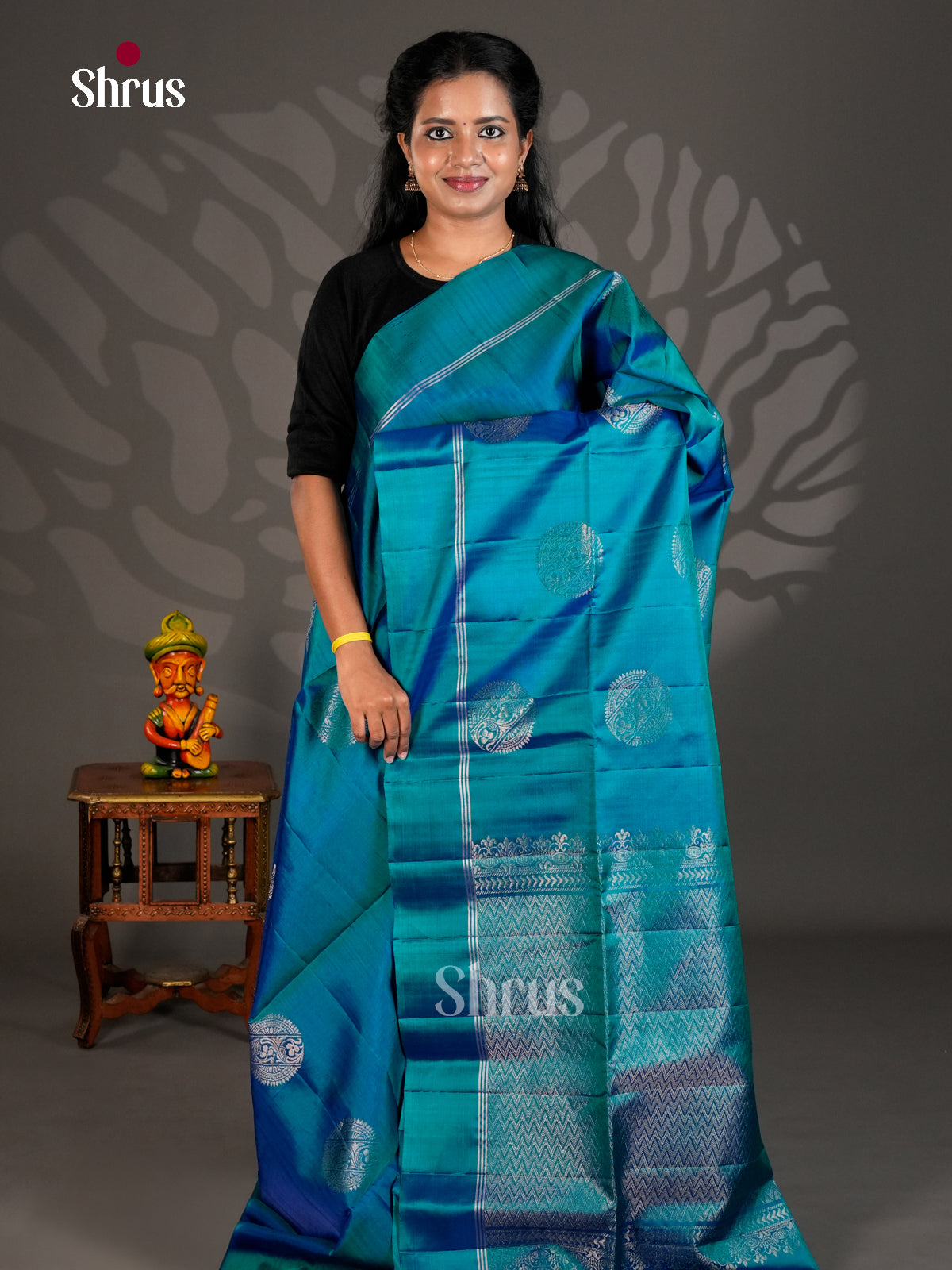 Softsilk-halfpure Saree - ECS19009 - Shop on Shrus.com