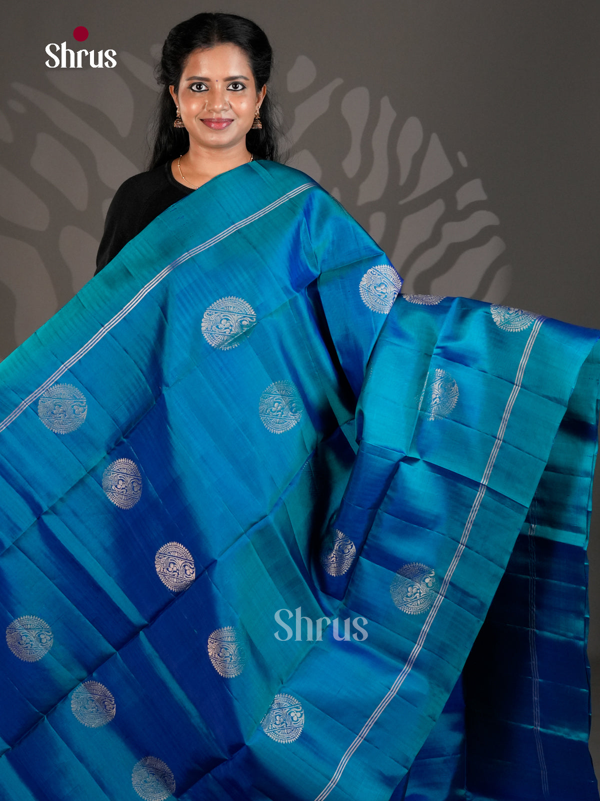 Softsilk-halfpure Saree - ECS19009 - Shop on Shrus.com