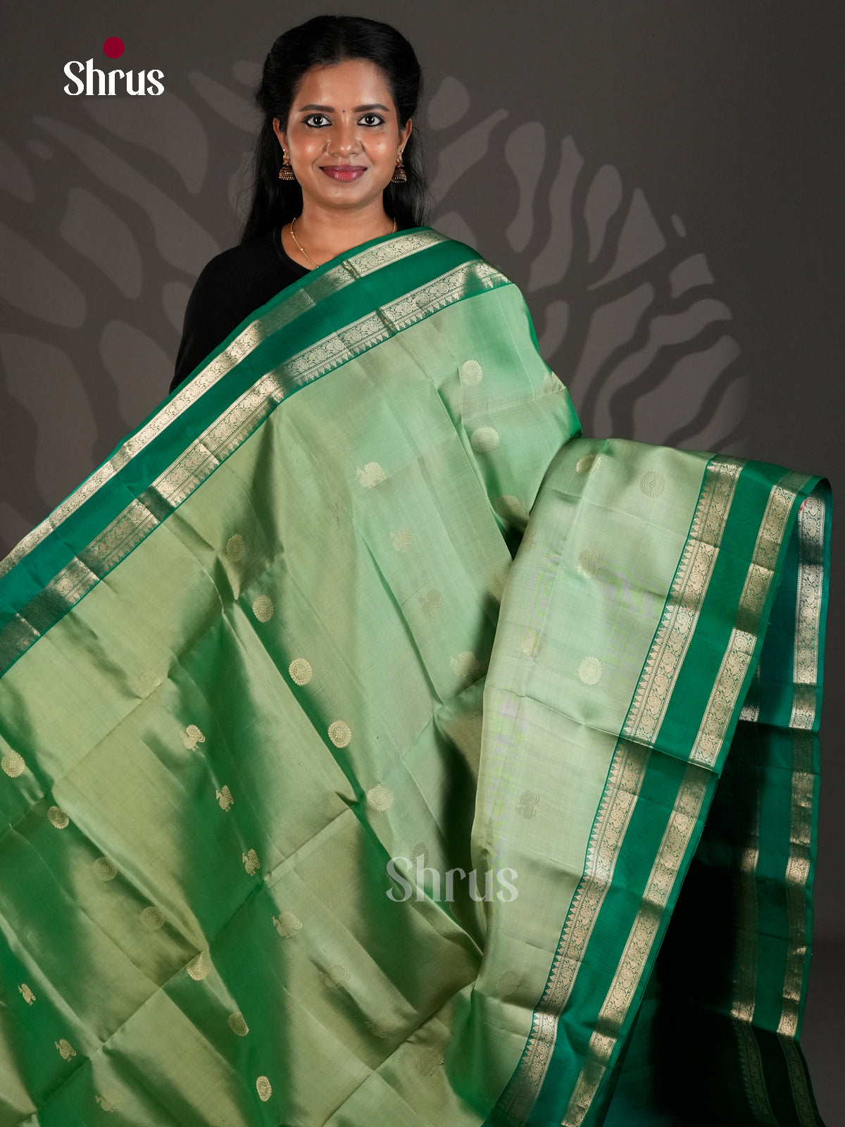 Soft Silk Saree - ECS19025 - Shop on Shrus.com
