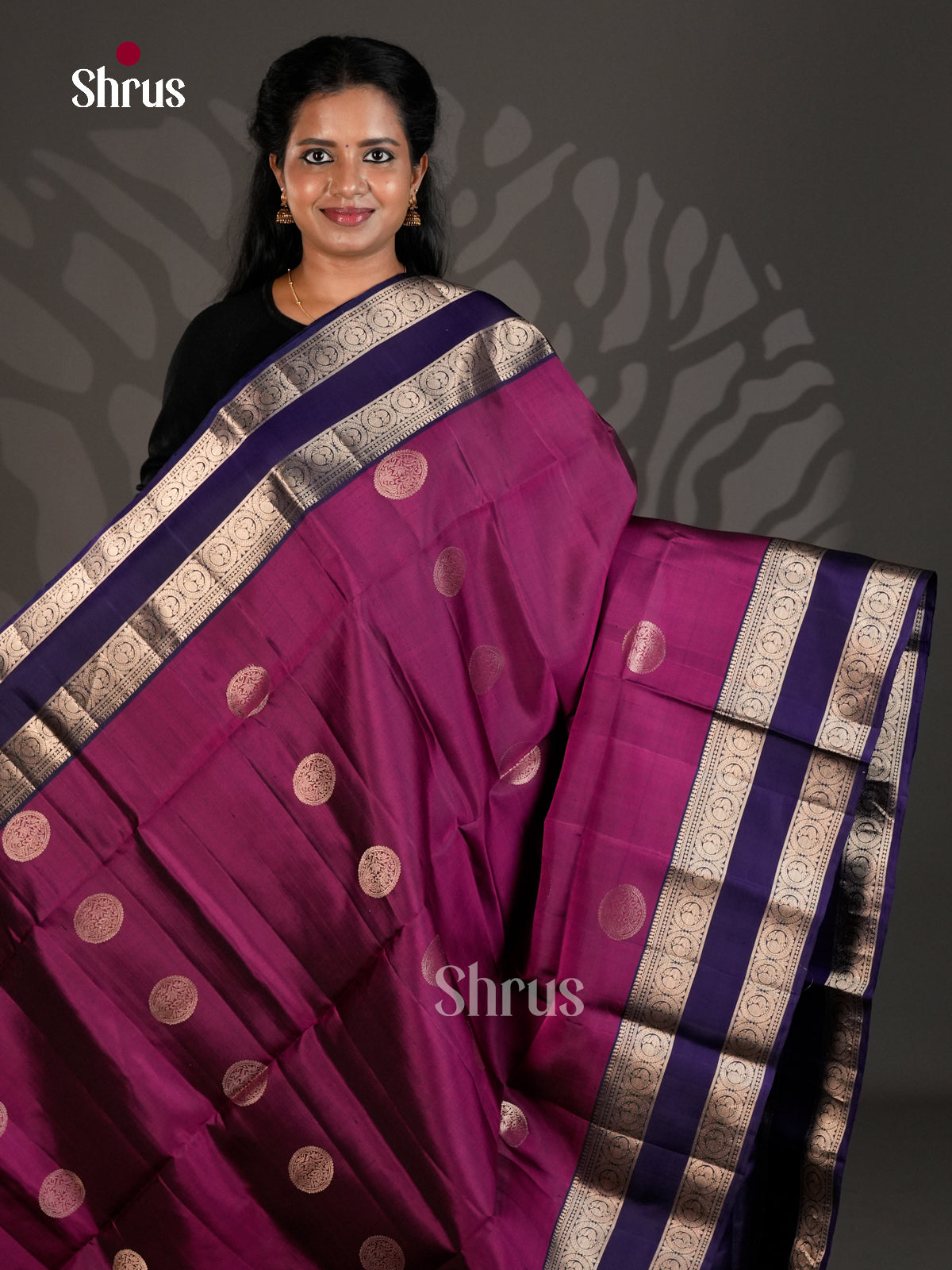 Soft Silk Saree - ECS19028 - Shop on Shrus.com