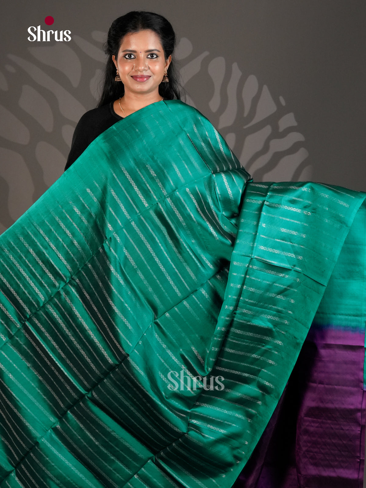 Softsilk-halfpure Saree - ECS19035 - Shop on Shrus.com