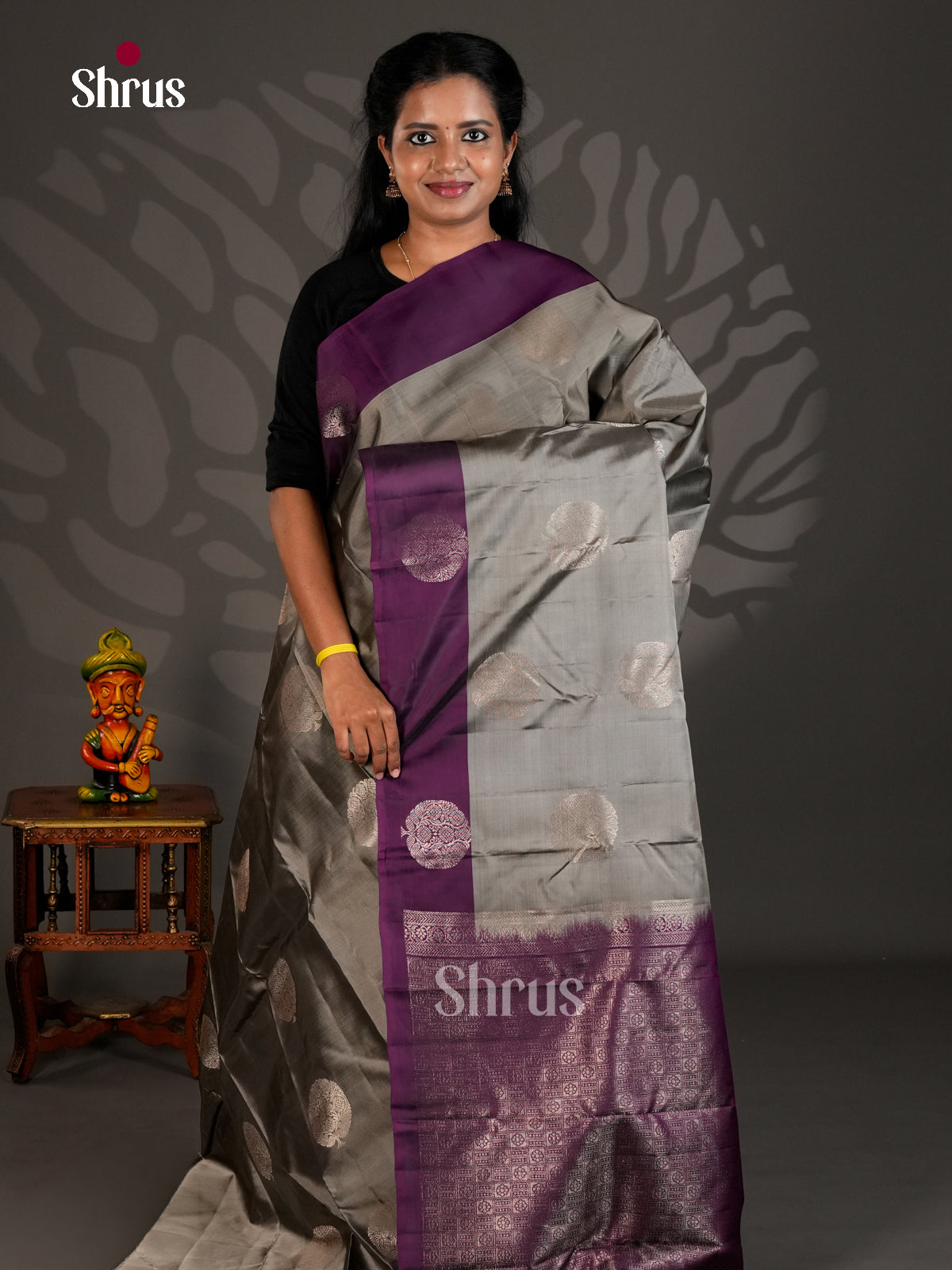 Softsilk-halfpure Saree - ECS19044 - Shop on Shrus.com