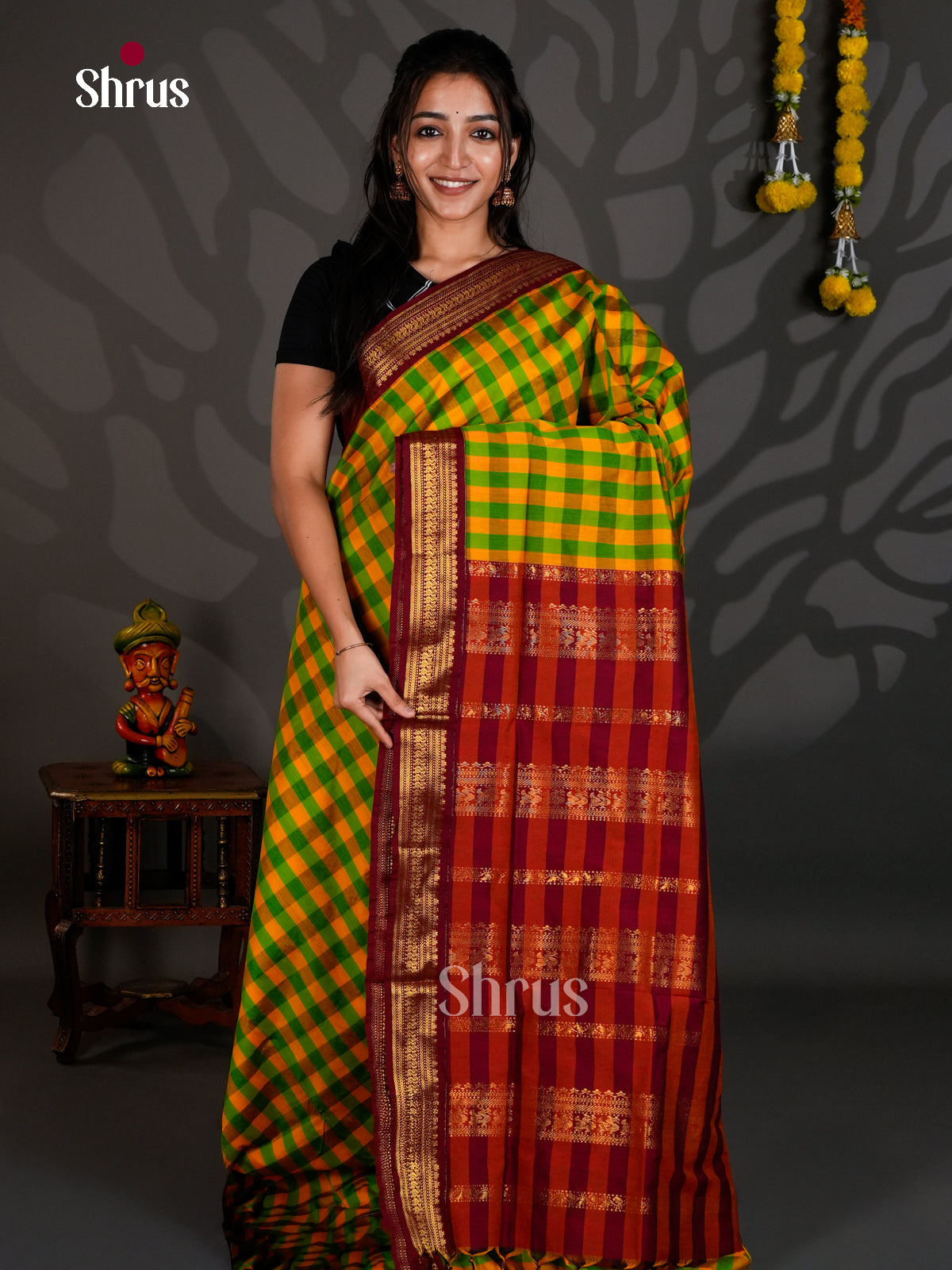 Kalyani Cotton Saree - ECS25027 - Shop on Shrus.com