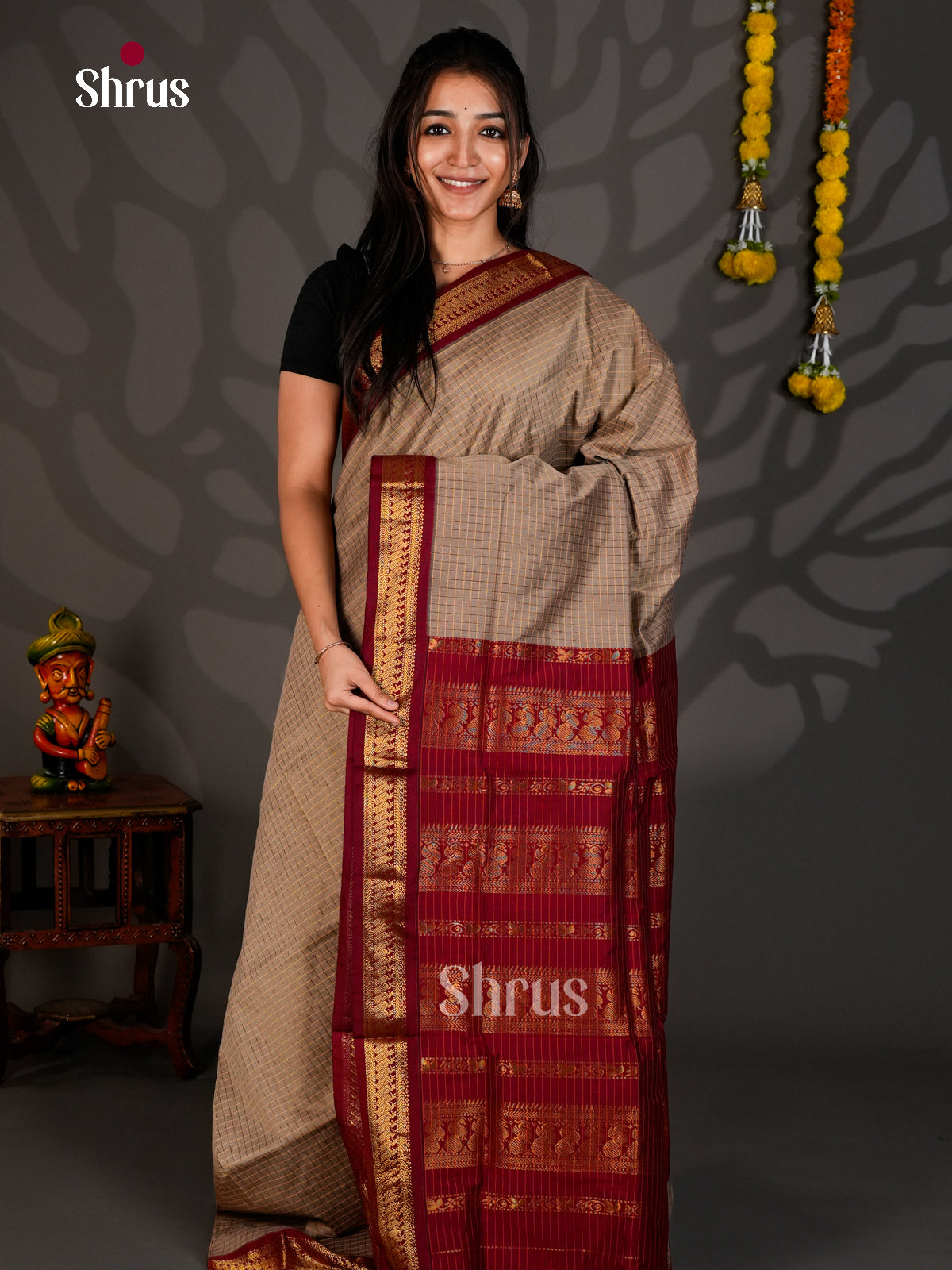 Kalyani Cotton Saree - ECS25036 - Shop on Shrus.com