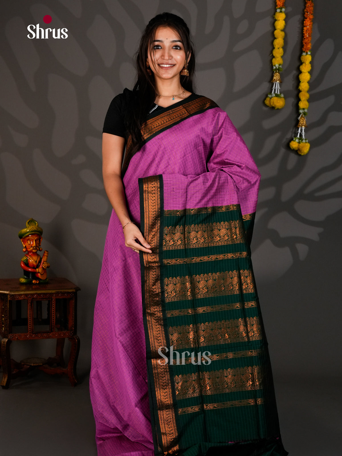 Kalyani Cotton Saree - ECS25037 - Shop on Shrus.com