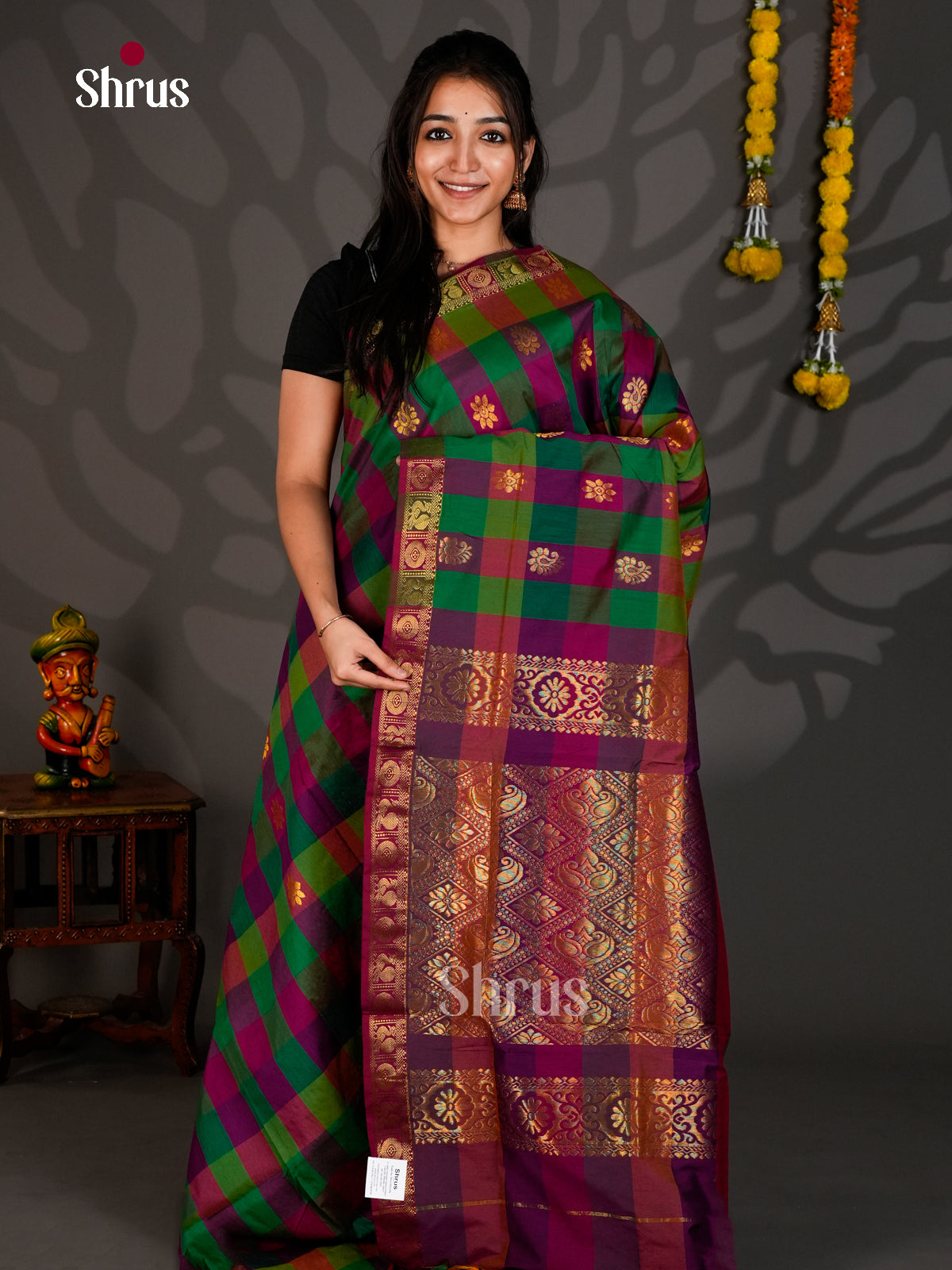 Kalyani Cotton Saree - ECS25120 - Shop on Shrus.com