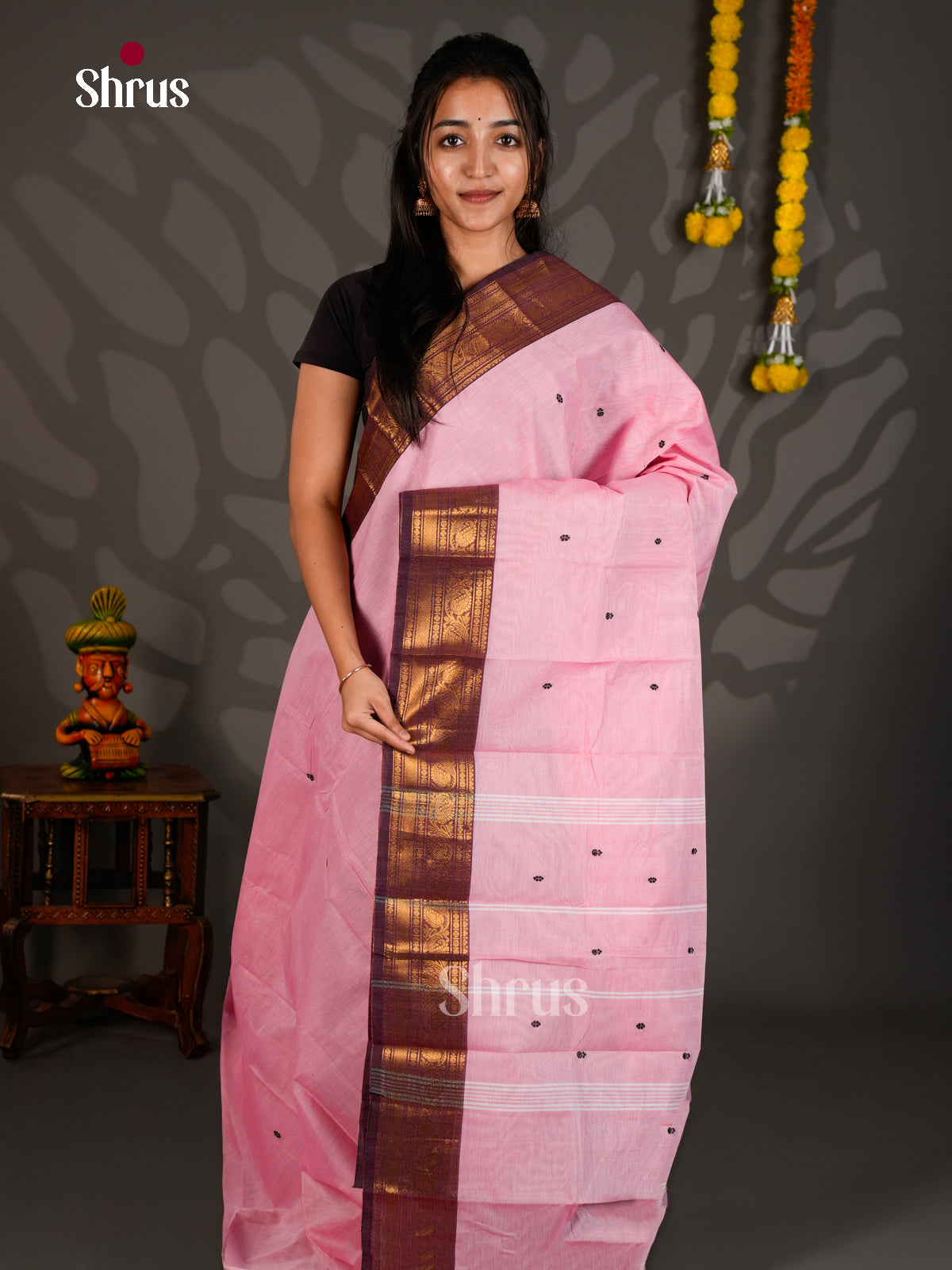 Chettinad Cotton Saree - ECS26032 - Shop on Shrus.com