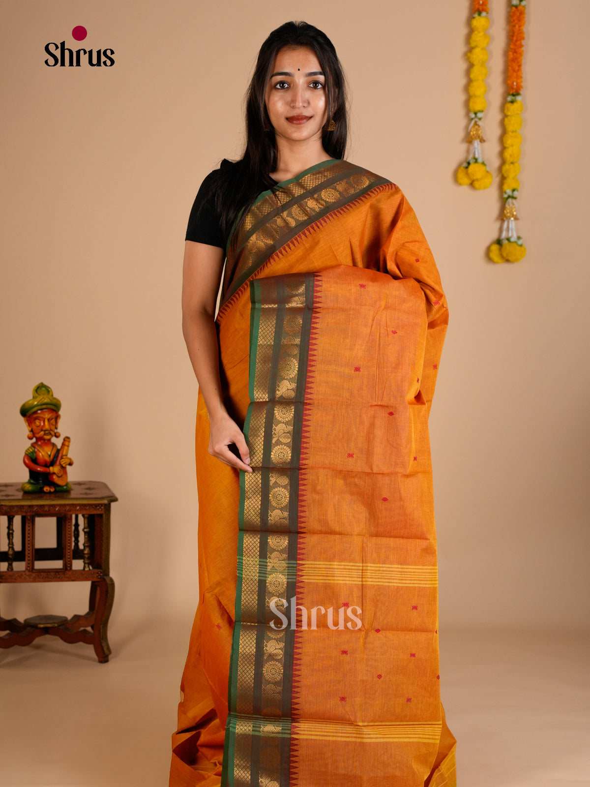 Chettinad Cotton Saree - ECS26056 - Shop on Shrus.com