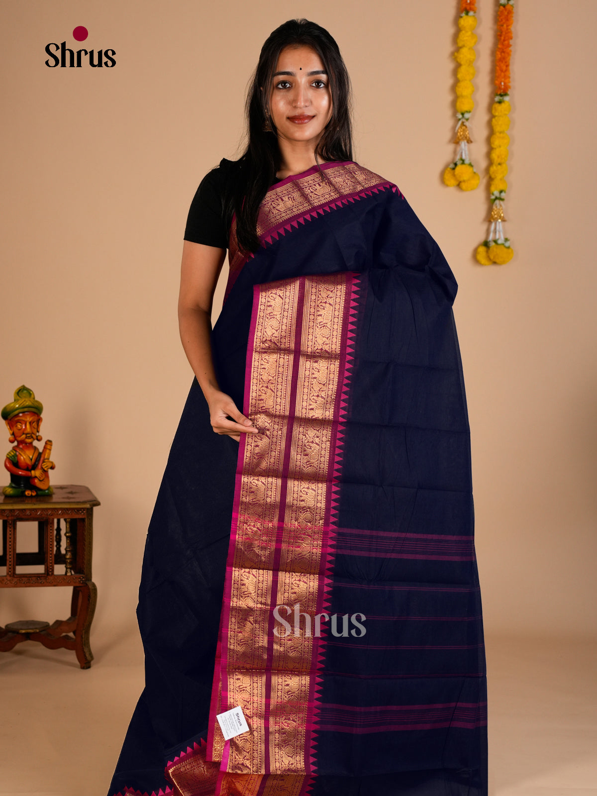 Chettinad Cotton Saree - ECS26102 - Shop on Shrus.com