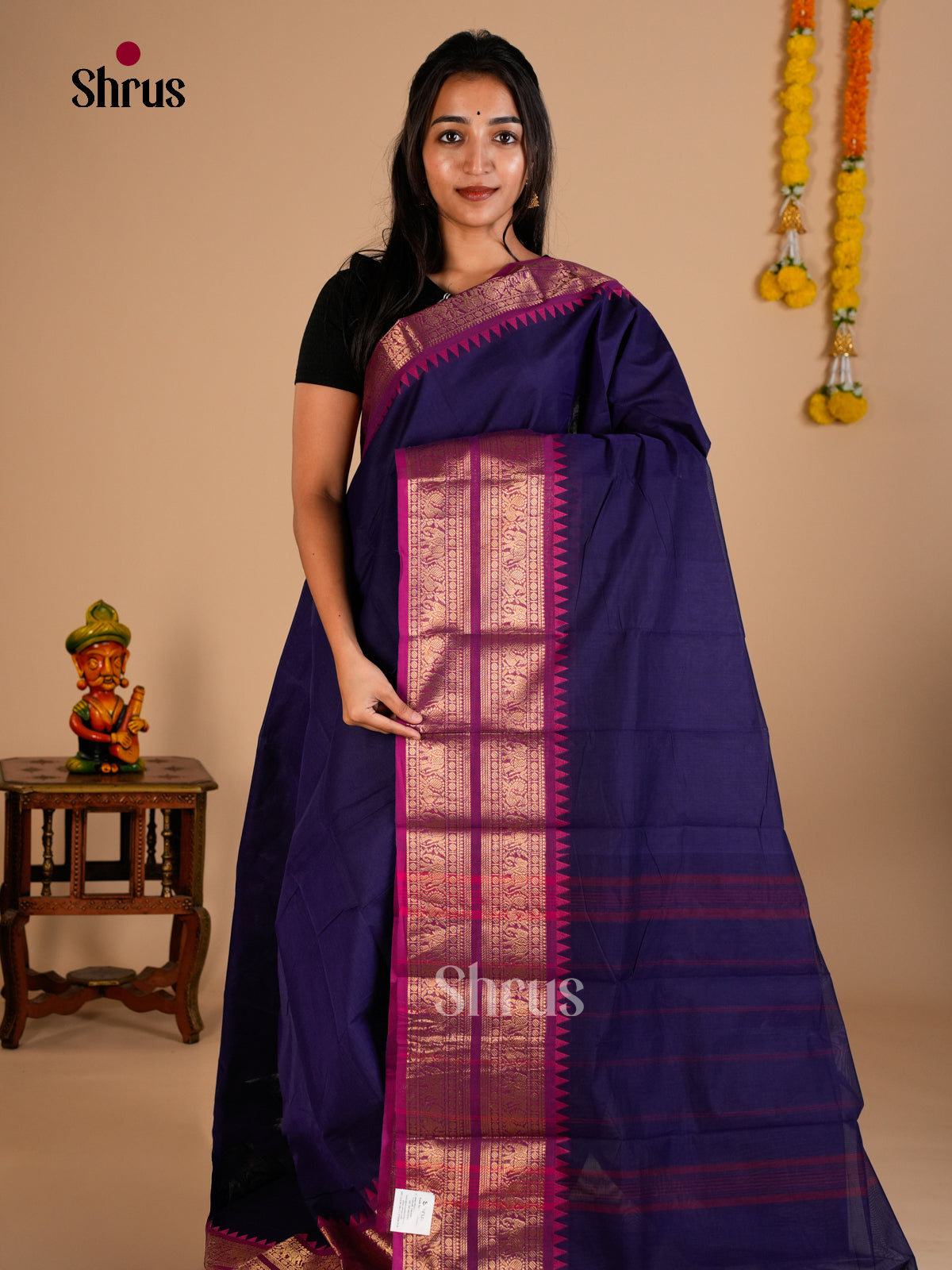 Chettinad Cotton Saree - ECS26103 - Shop on Shrus.com