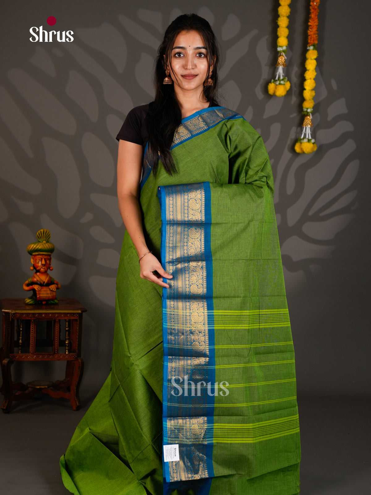 Chettinad Cotton Saree - ECS26105 - Shop on Shrus.com