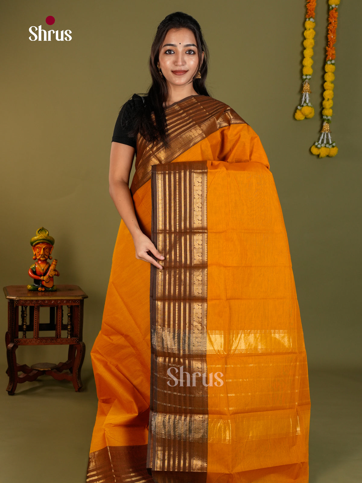 Chettinad Cotton Saree - ECS26108 - Shop on Shrus.com