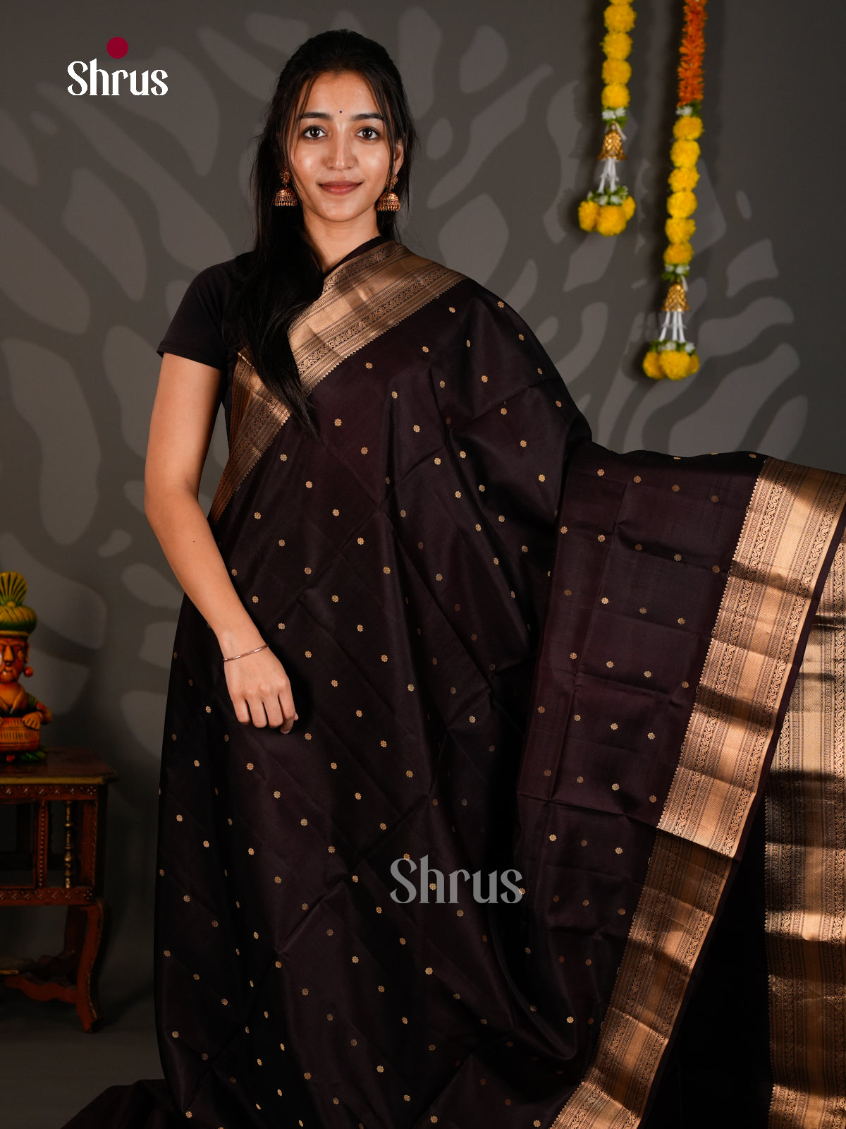 Soft Silk Saree - ECS27007 - Shop on Shrus.com
