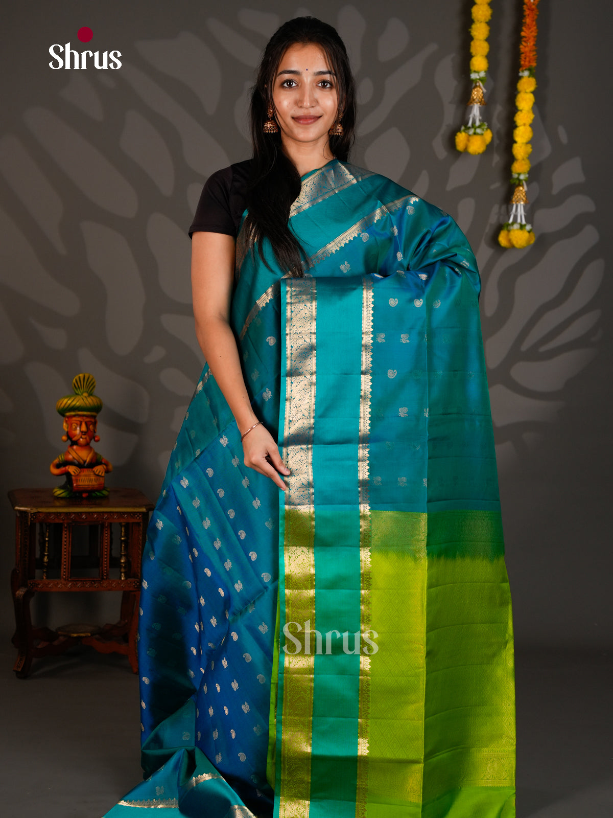Soft Silk Saree - ECS27012 - Shop on Shrus.com