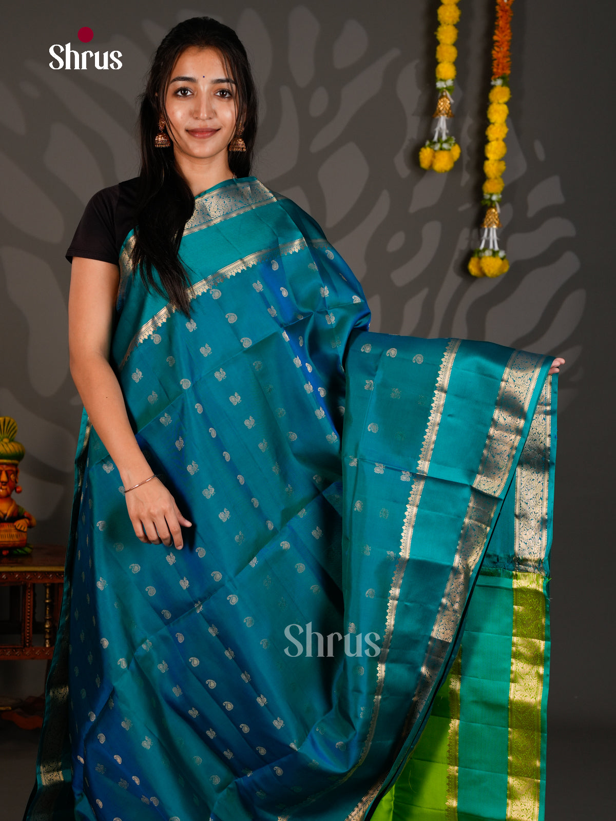 Soft Silk Saree - ECS27012 - Shop on Shrus.com