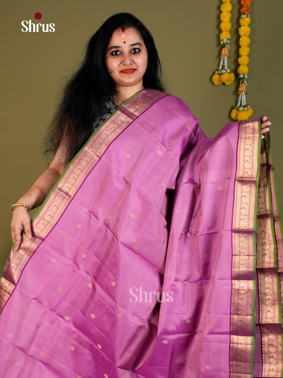 Kanchipuram silk Saree - EDS04016 - Shop on Shrus.com