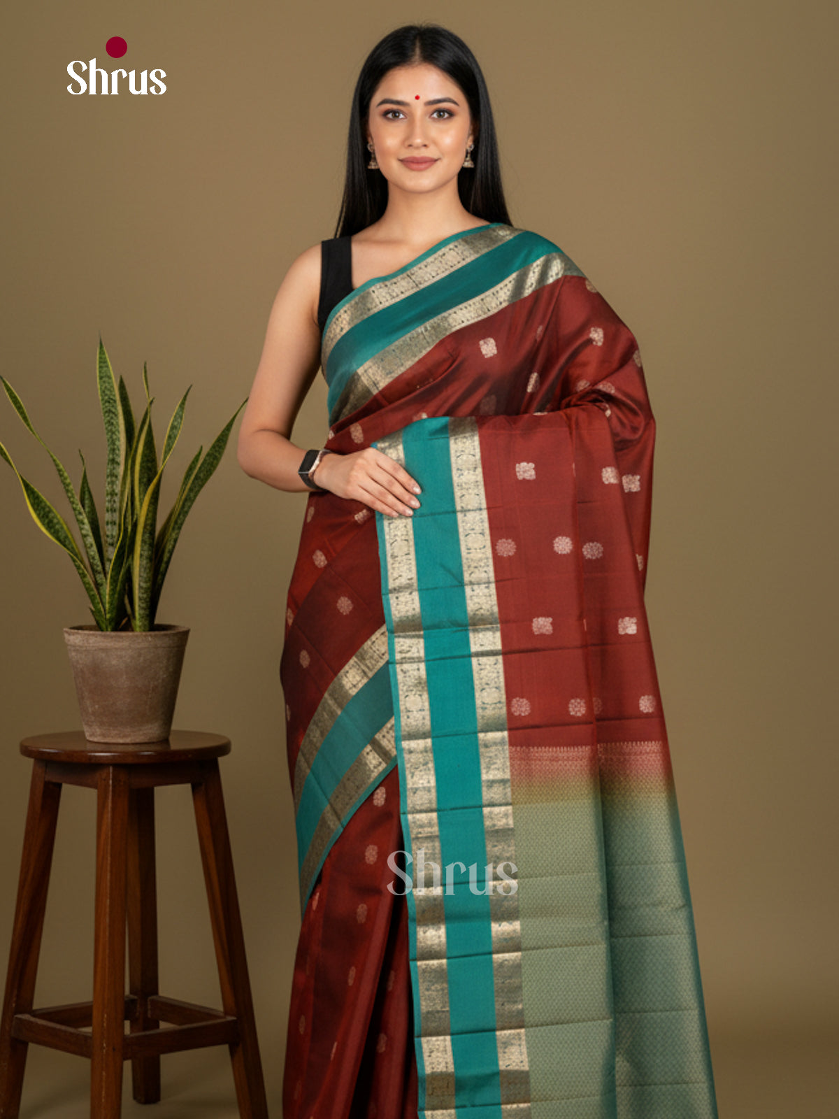 Softsilk-halfpure Saree - EDS04042 - Shop on Shrus.com