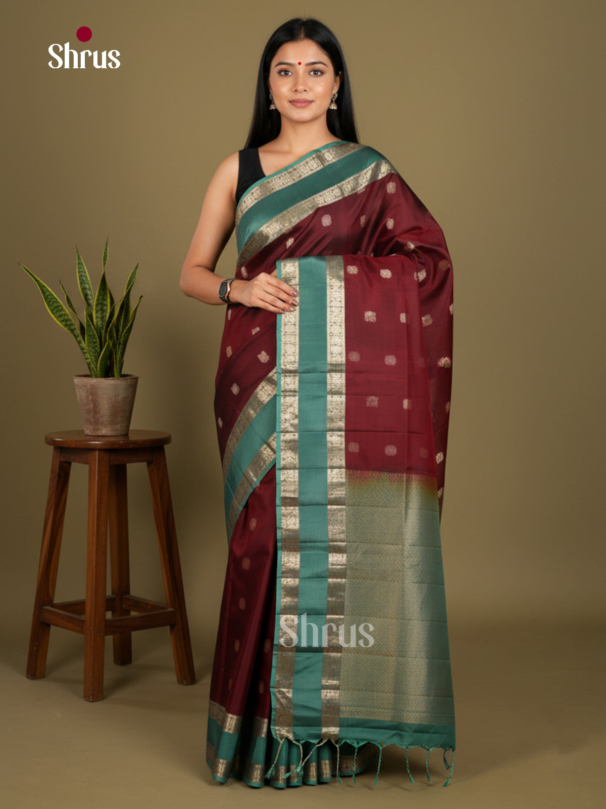Softsilk-halfpure Saree - EDS04046 - Shop on Shrus.com