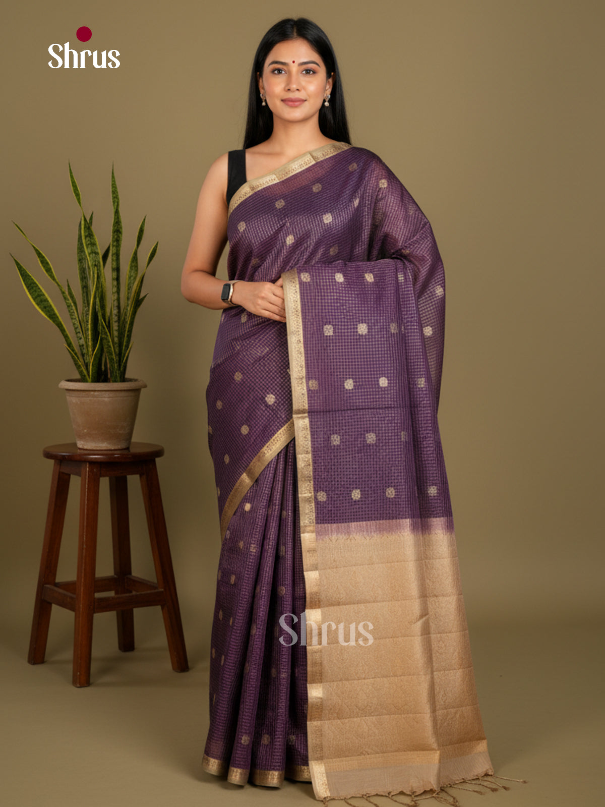 Softsilk-halfpure Saree - EDS04050 - Shop on Shrus.com
