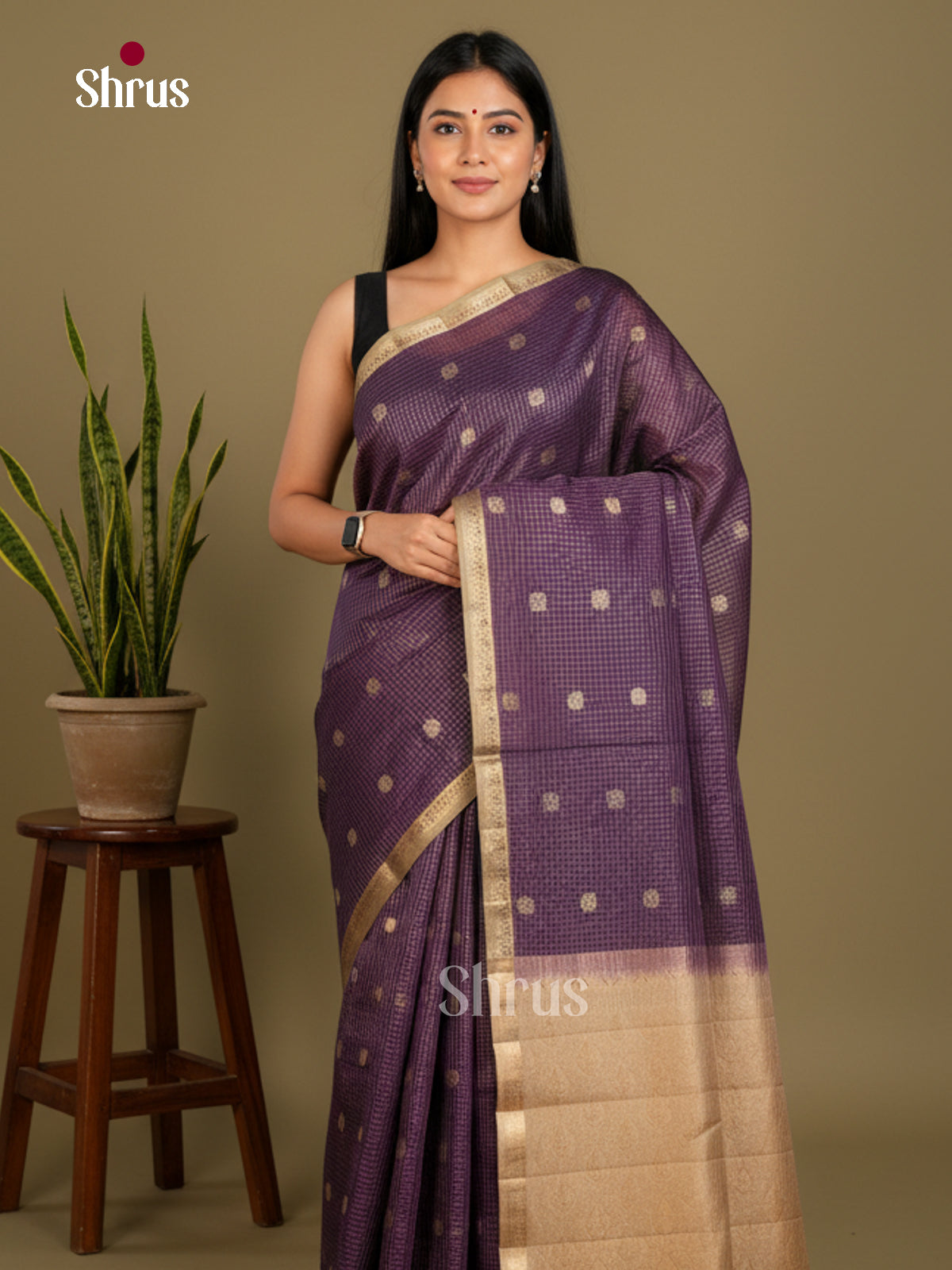 Softsilk-halfpure Saree - EDS04050 - Shop on Shrus.com