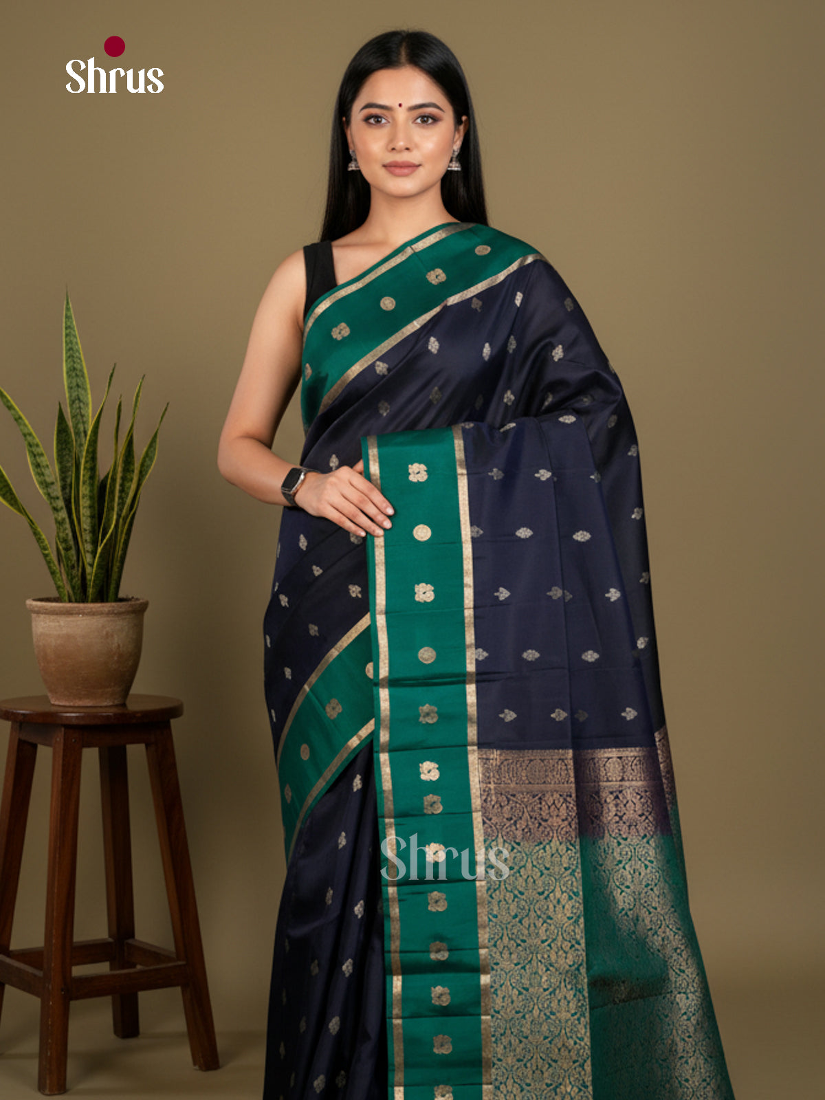 Softsilk-halfpure Saree - EDS04052 - Shop on Shrus.com