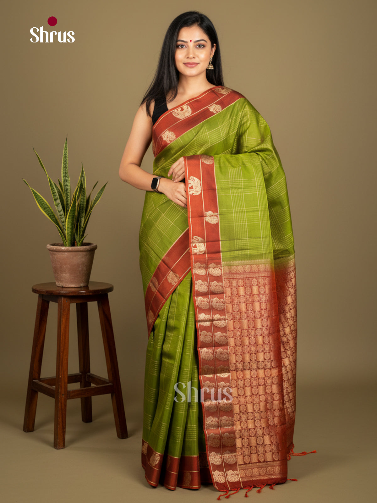 Softsilk-halfpure Saree - EDS04055 - Shop on Shrus.com