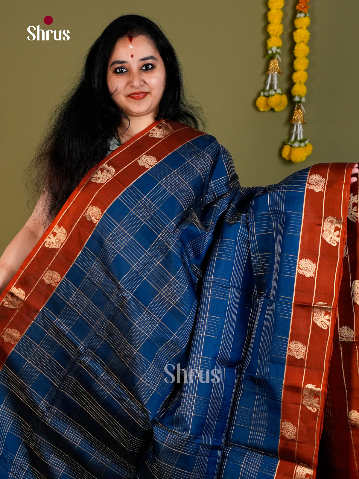 Softsilk-halfpure Saree - EDS04056 - Shop on Shrus.com